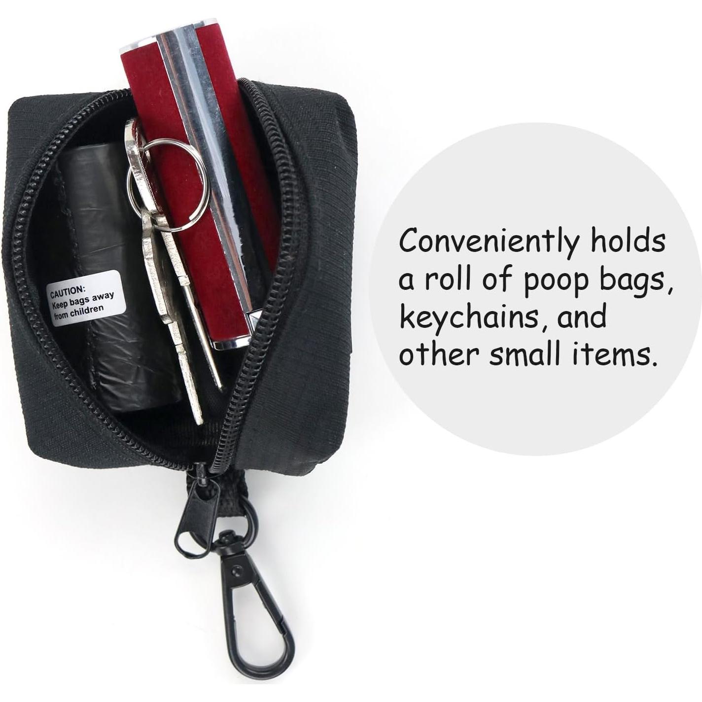 Soporte de Bolsa de Excremento para Perros Wagtime Club Negro