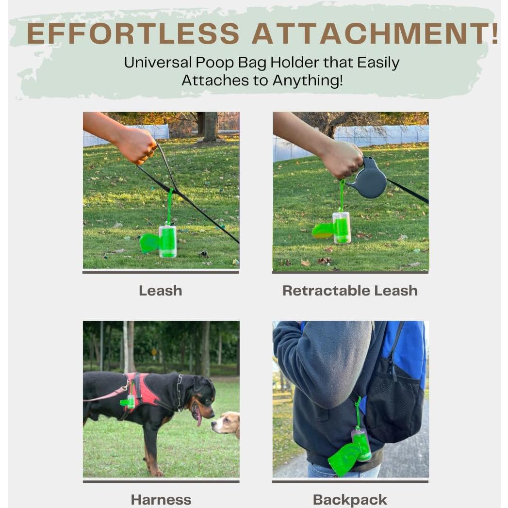 Soporte Dispensador de Bolsas Excremento Perro Woof & Barks