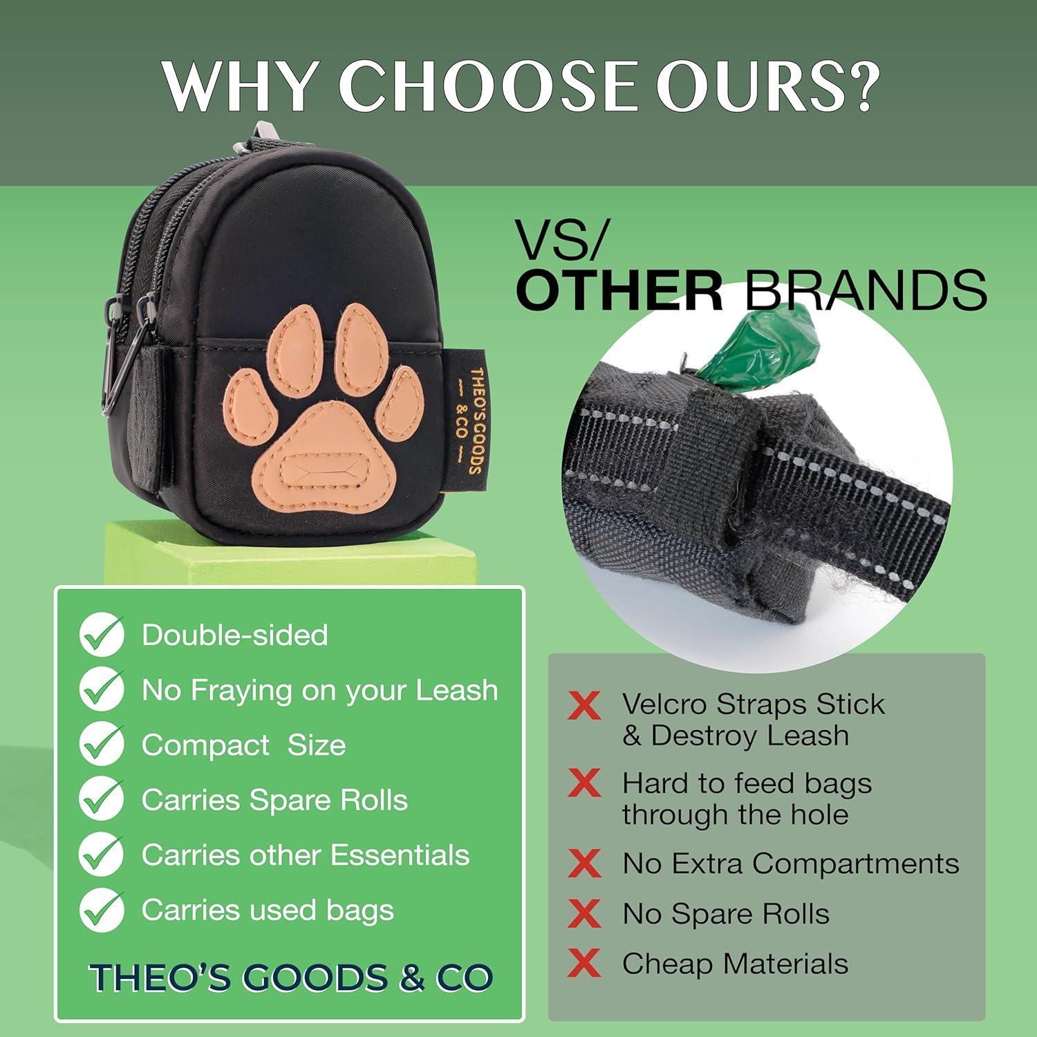 Dispensador de bolsas de excremento para perro Theo's Goods