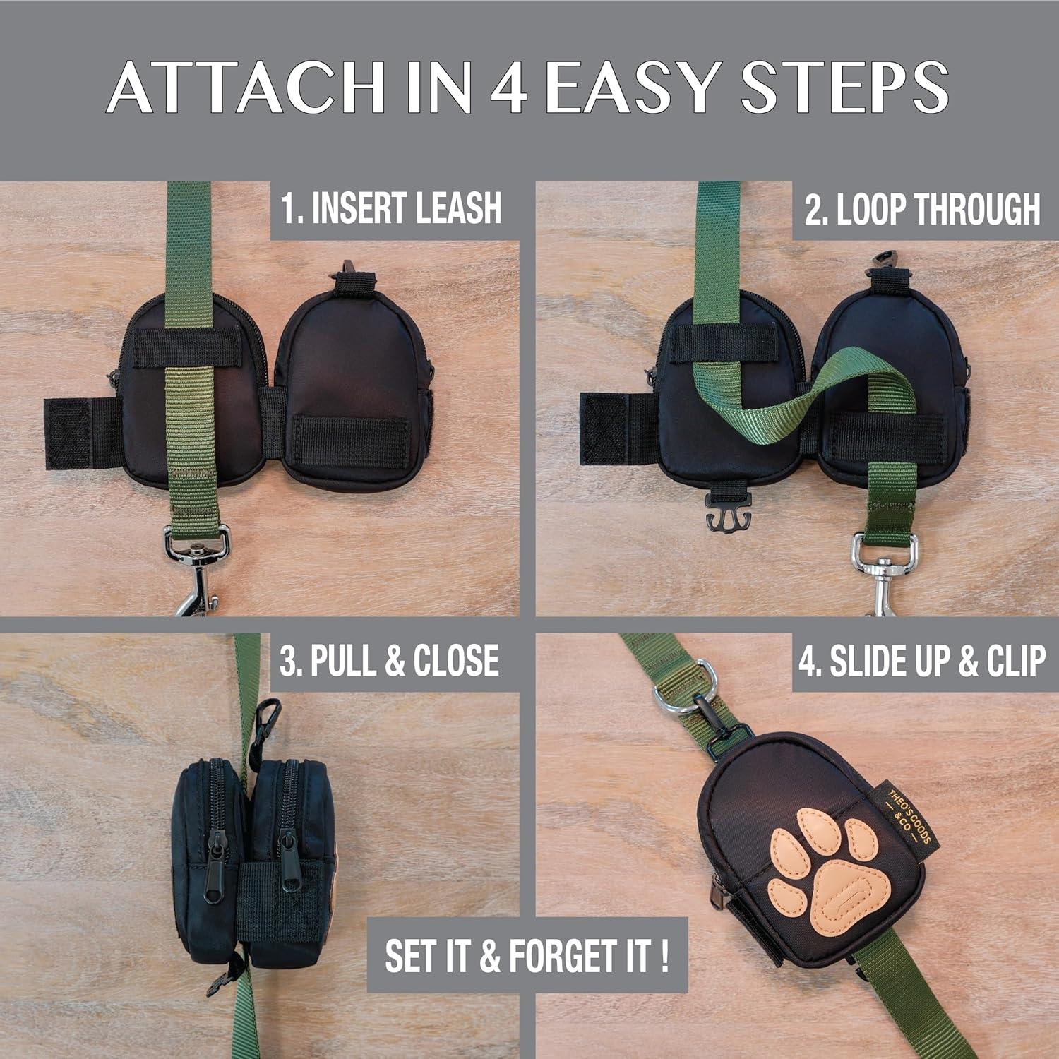 Dispensador de bolsas de excremento para perro Theo's Goods