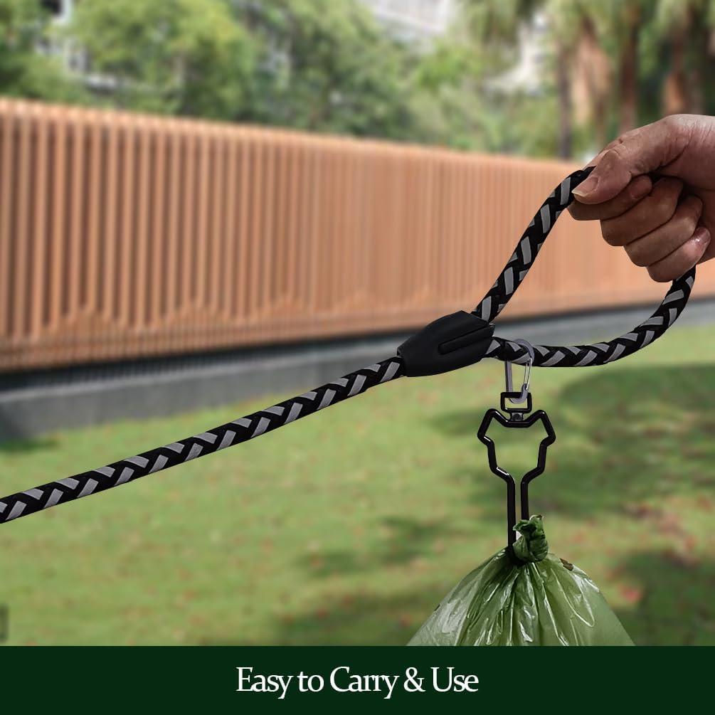 Soporte para bolsas de excremento de perro Pangwang - Paquete de 2, Negro