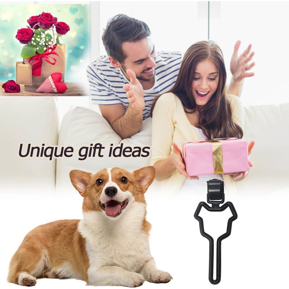 Soporte para bolsas de excremento de perro Pangwang - Paquete de 2, Negro