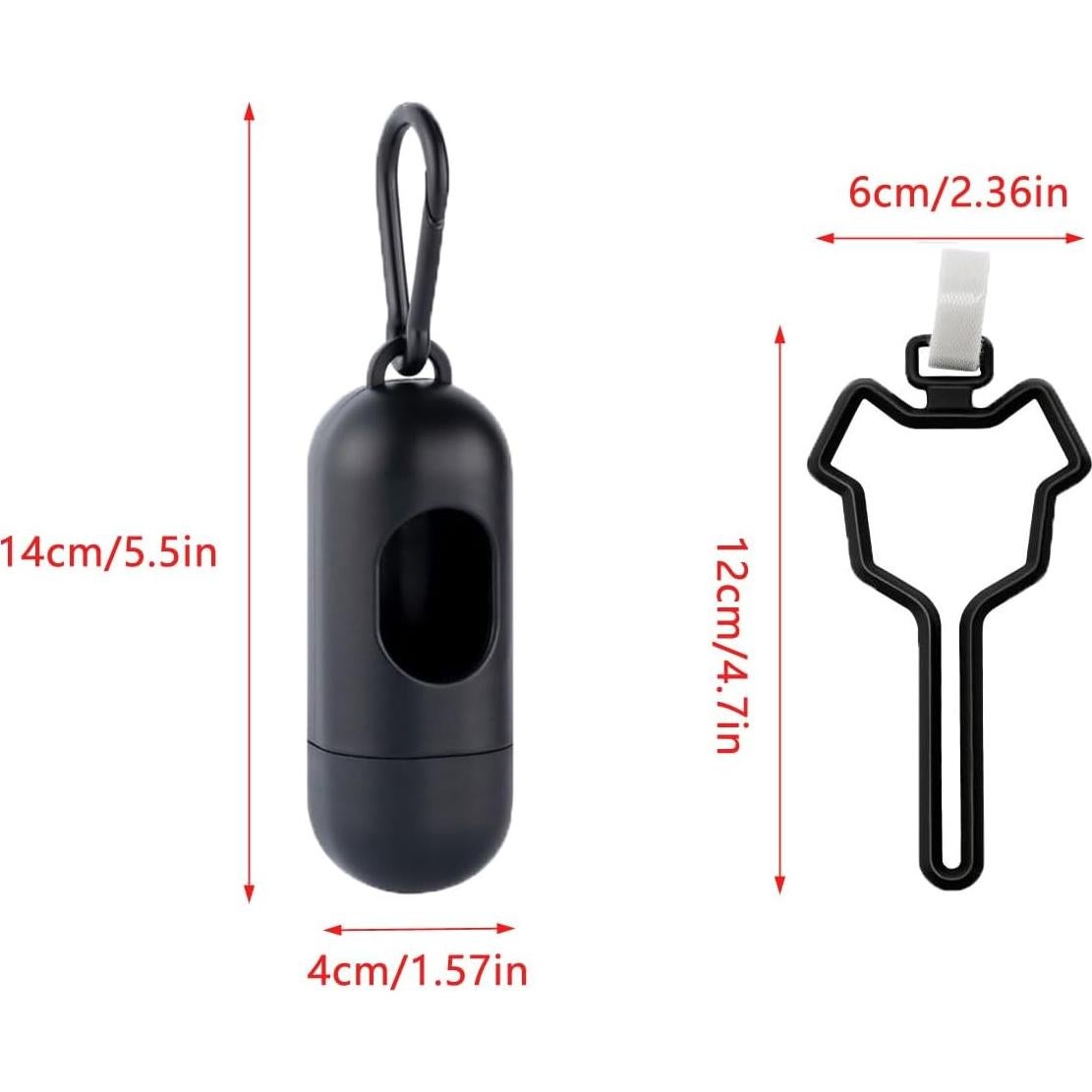 Dispensador de Bolsa de Desechos para Perros UtySty - 4 Piezas