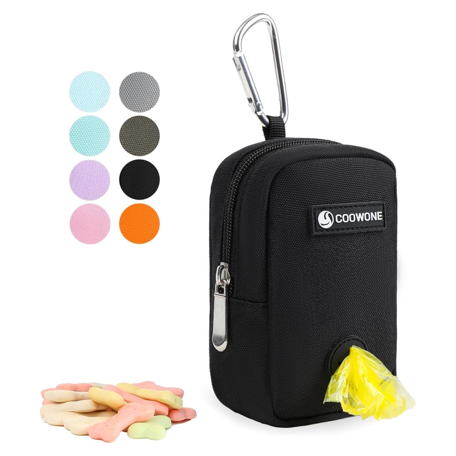 Bolsa para Golosinas y Desechos de Perro COOWONE Negra