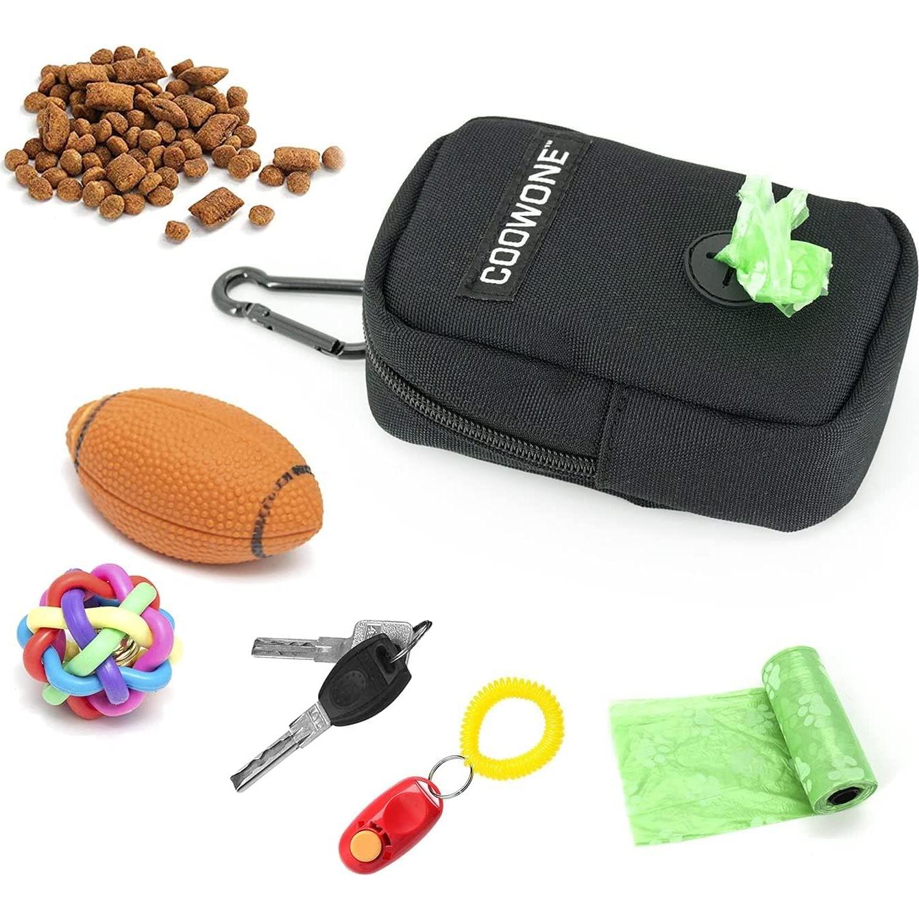 Bolsa para Golosinas y Desechos de Perro COOWONE Negra