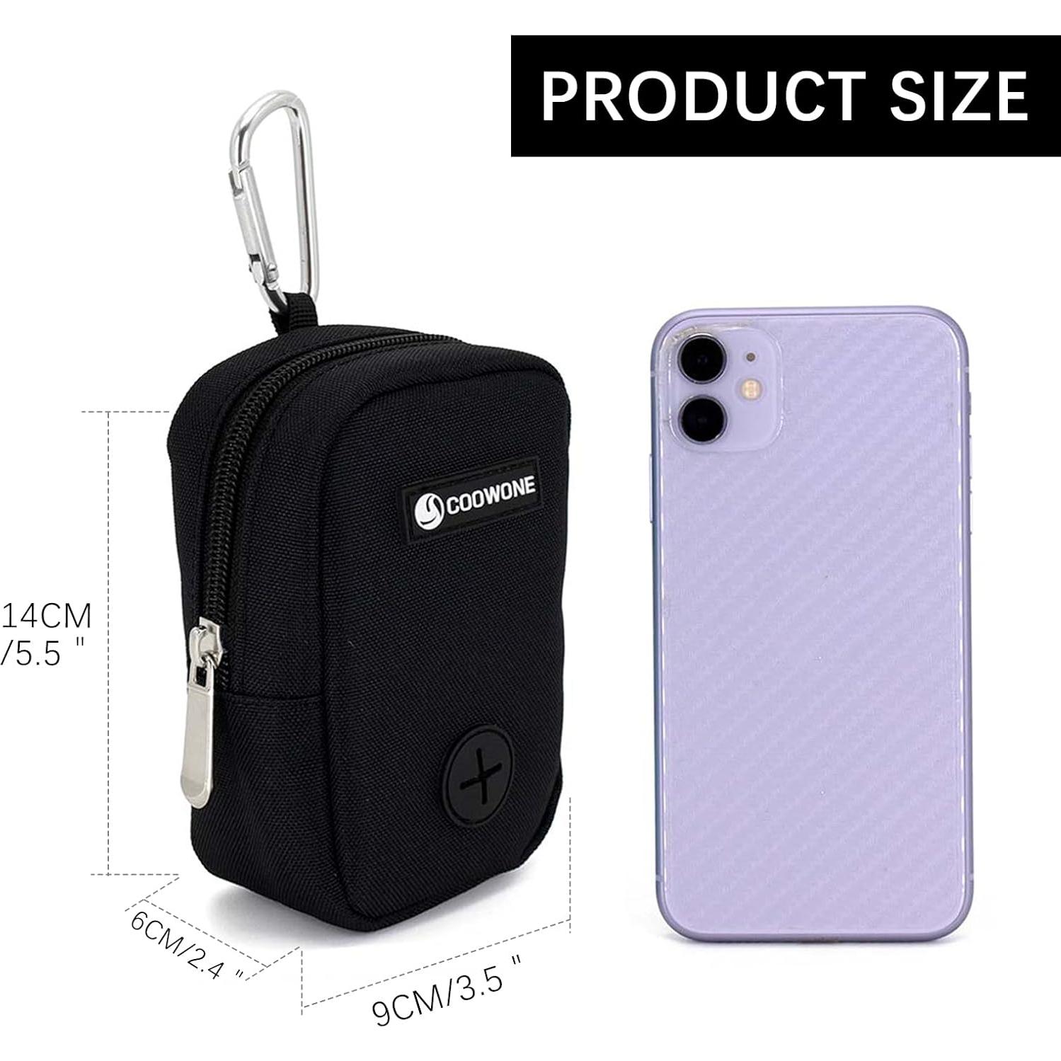 Bolsa para Golosinas y Desechos de Perro COOWONE Negra