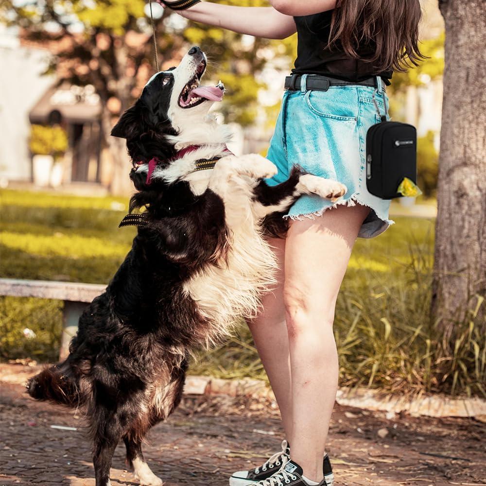 Bolsa para Golosinas y Desechos de Perro COOWONE Negra