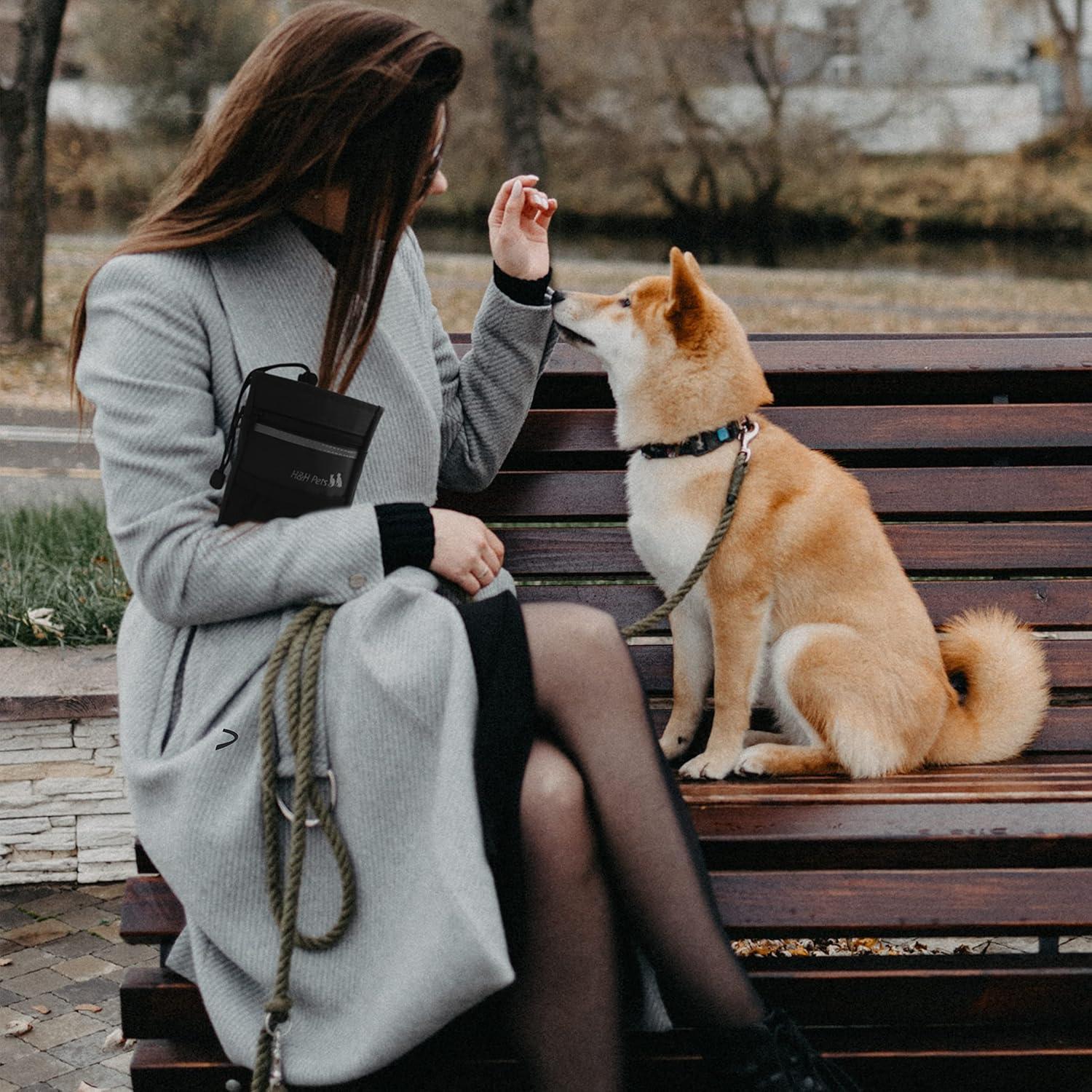 Bolsa de Golosinas para Perros H&H Mascotas con Correa Ajustable