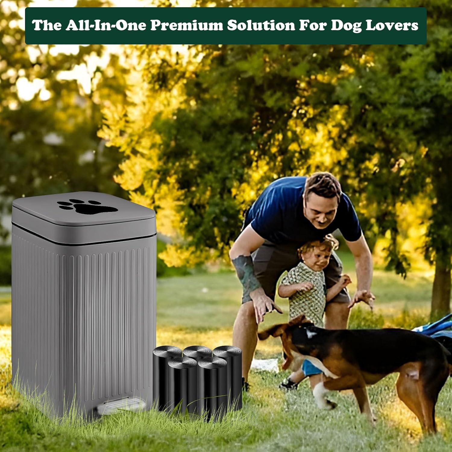 Cubeta de Basura para Excremento de Perro Kopuncare 5L Gris