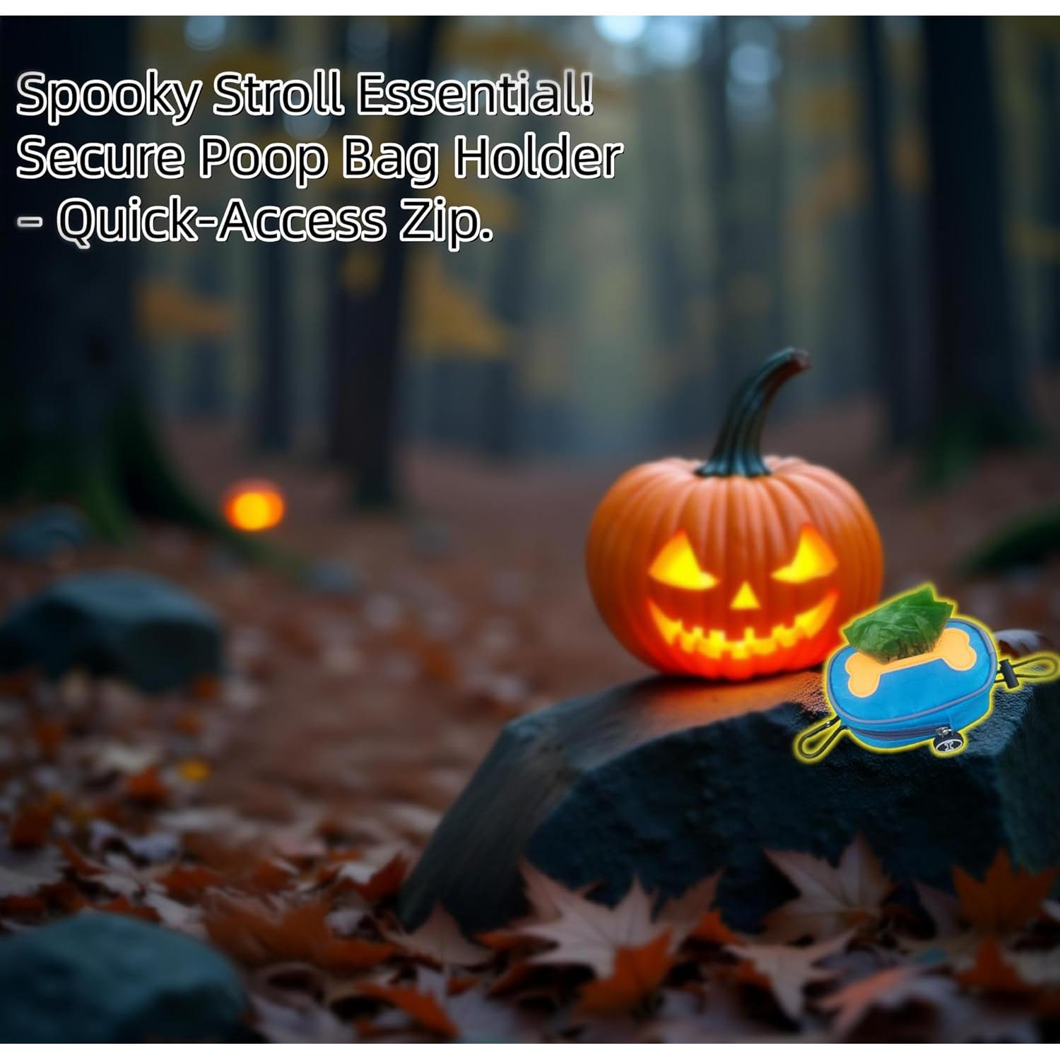 Soporte para bolsas de excremento de perro DOOMANLOAD Azul