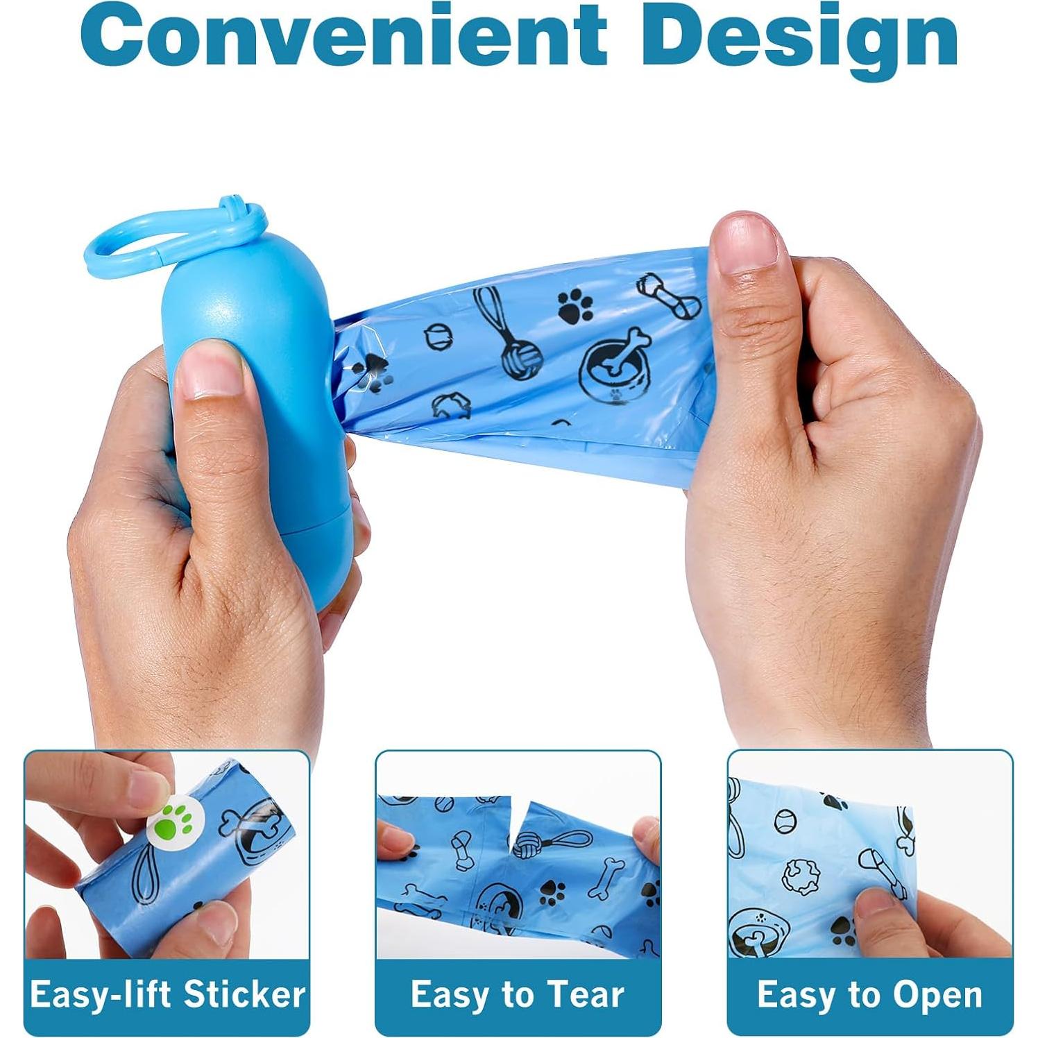 Bolsas para Excremento de Perro TVOOD 240 Unidades A Prueba de Fugas