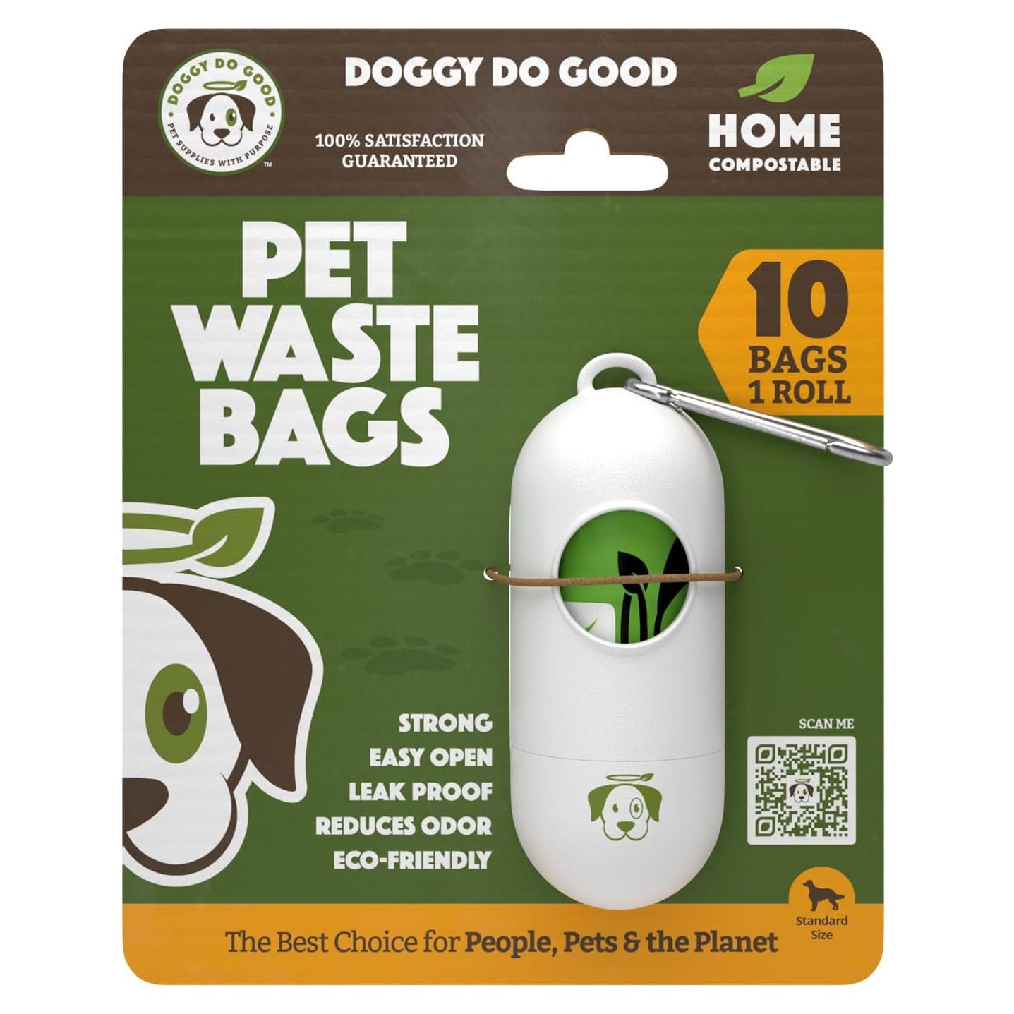 Bolsas de Desechos Ecológicas Doggy Do Good, 10 Unidades