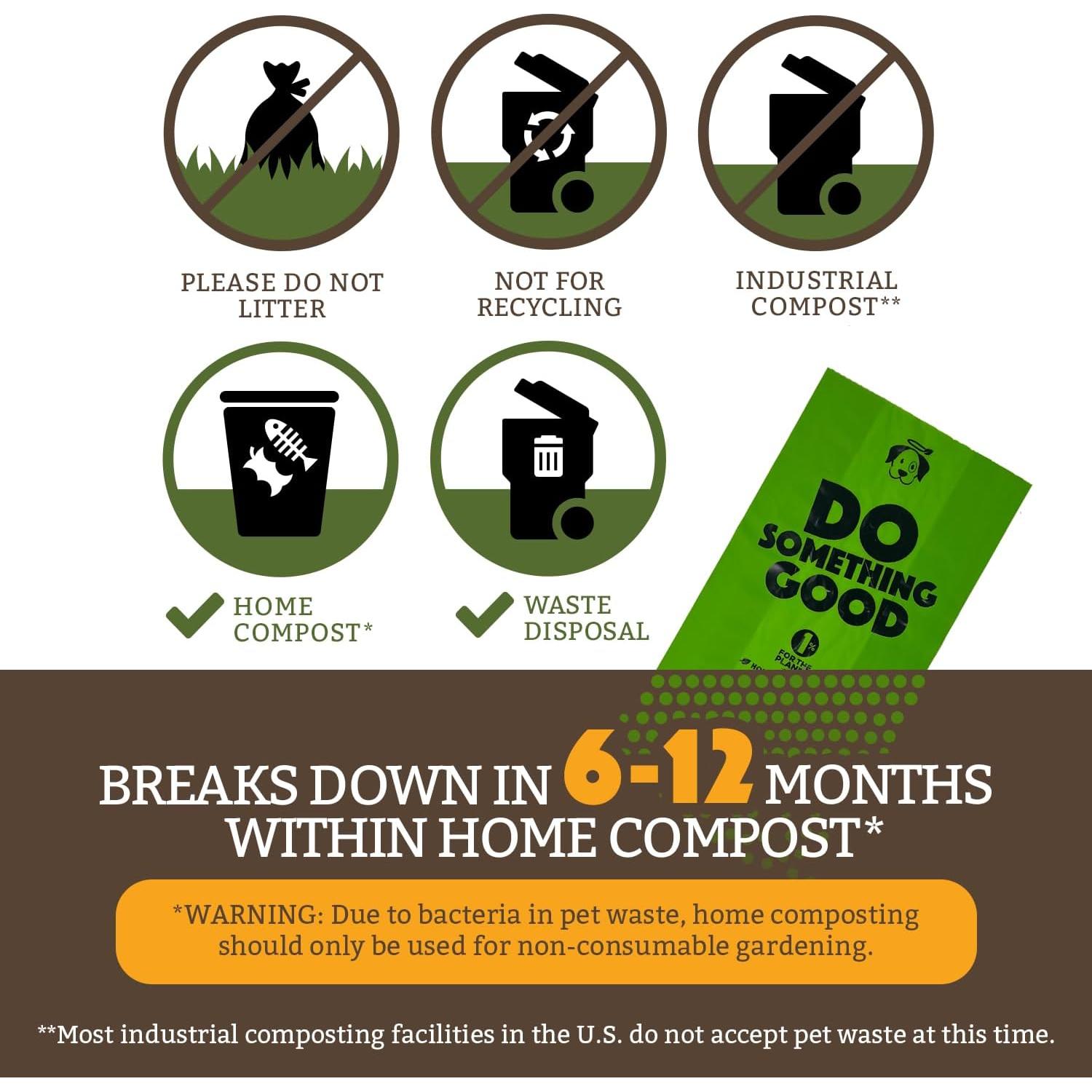 Bolsas de Desechos Ecológicas Doggy Do Good, 10 Unidades