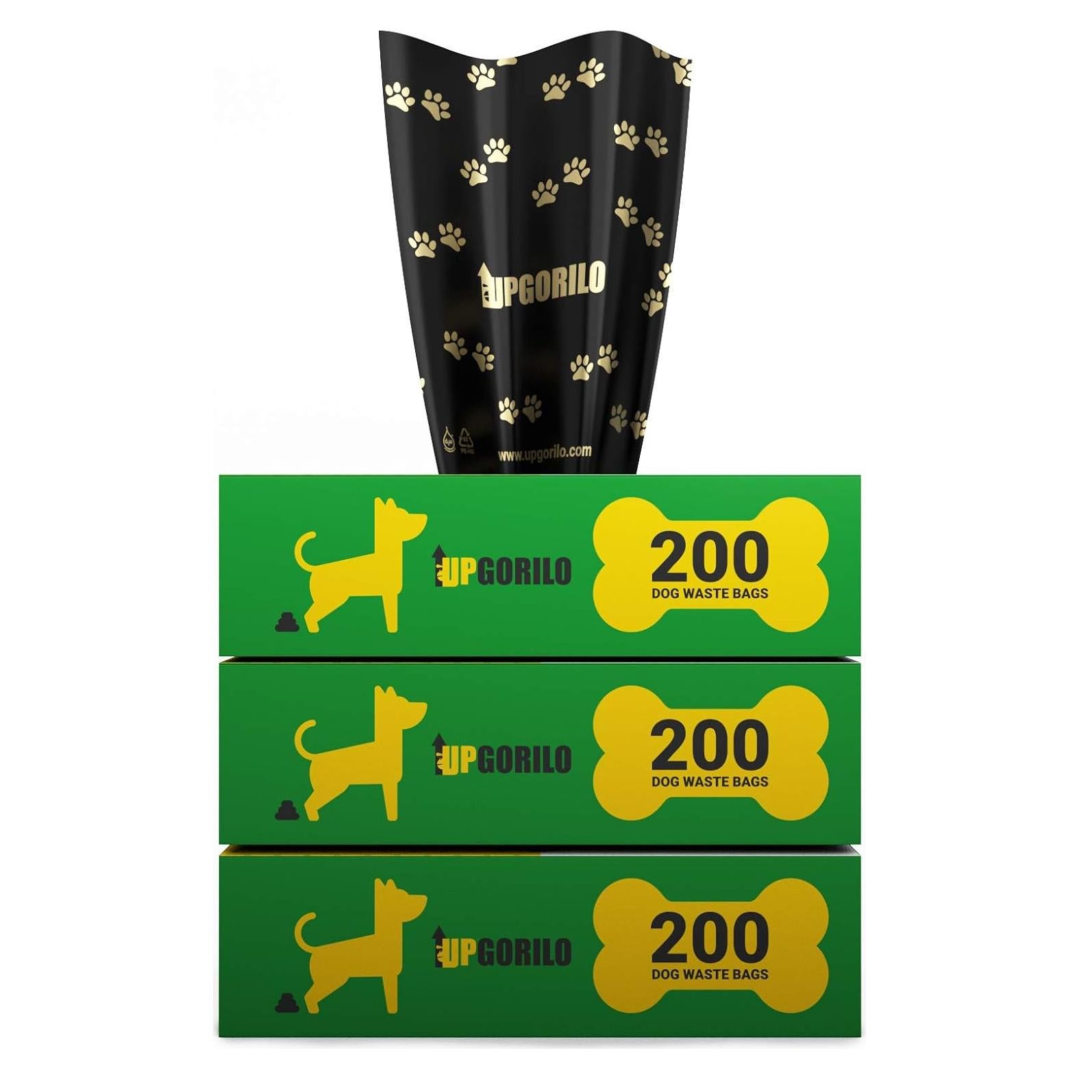 Bolsas de Desechos para Perros UPGORILO - 600 Unidades Resistentes
