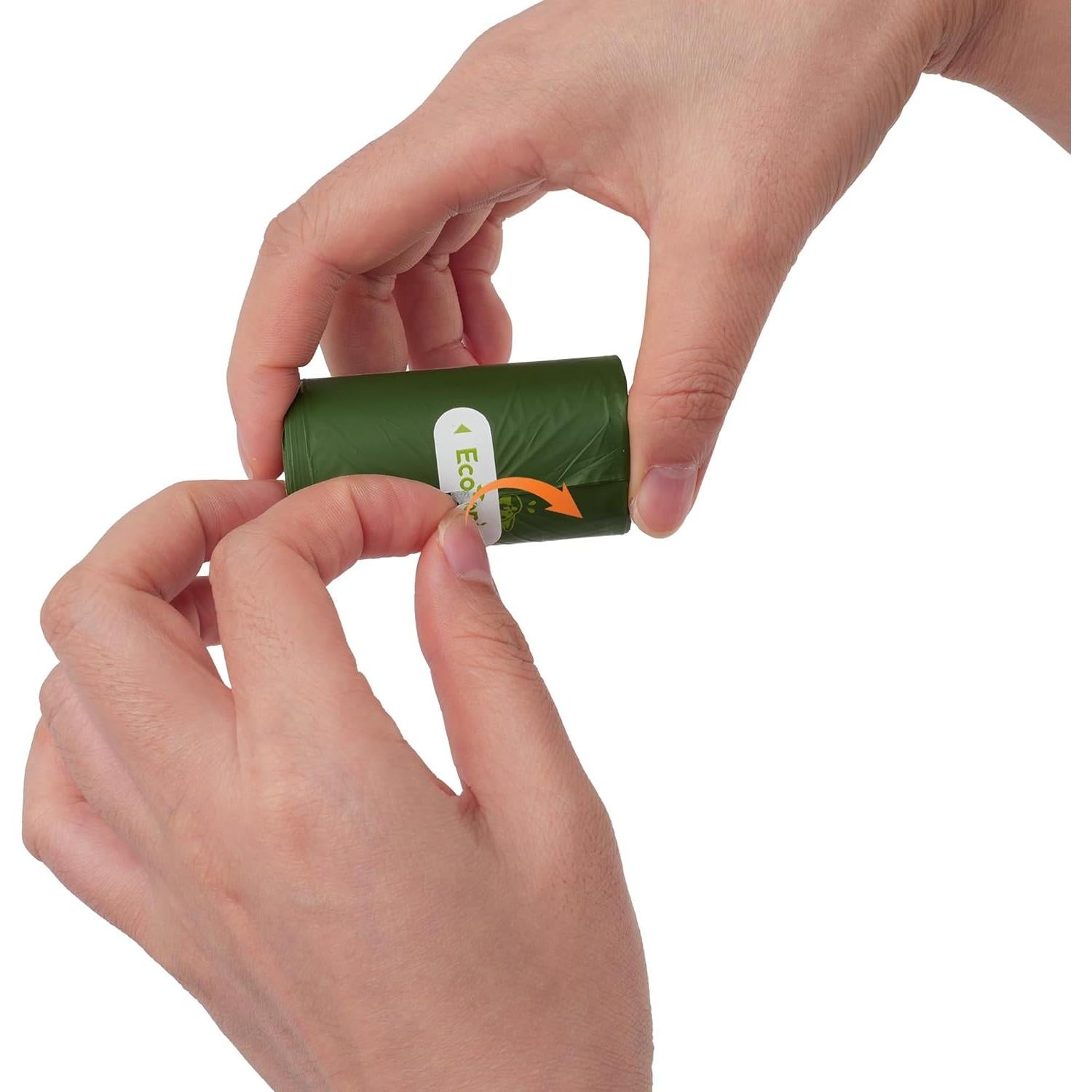 Bolsas de Poop Biodegradables EcoTopia 30 Unidades 13x23 cm