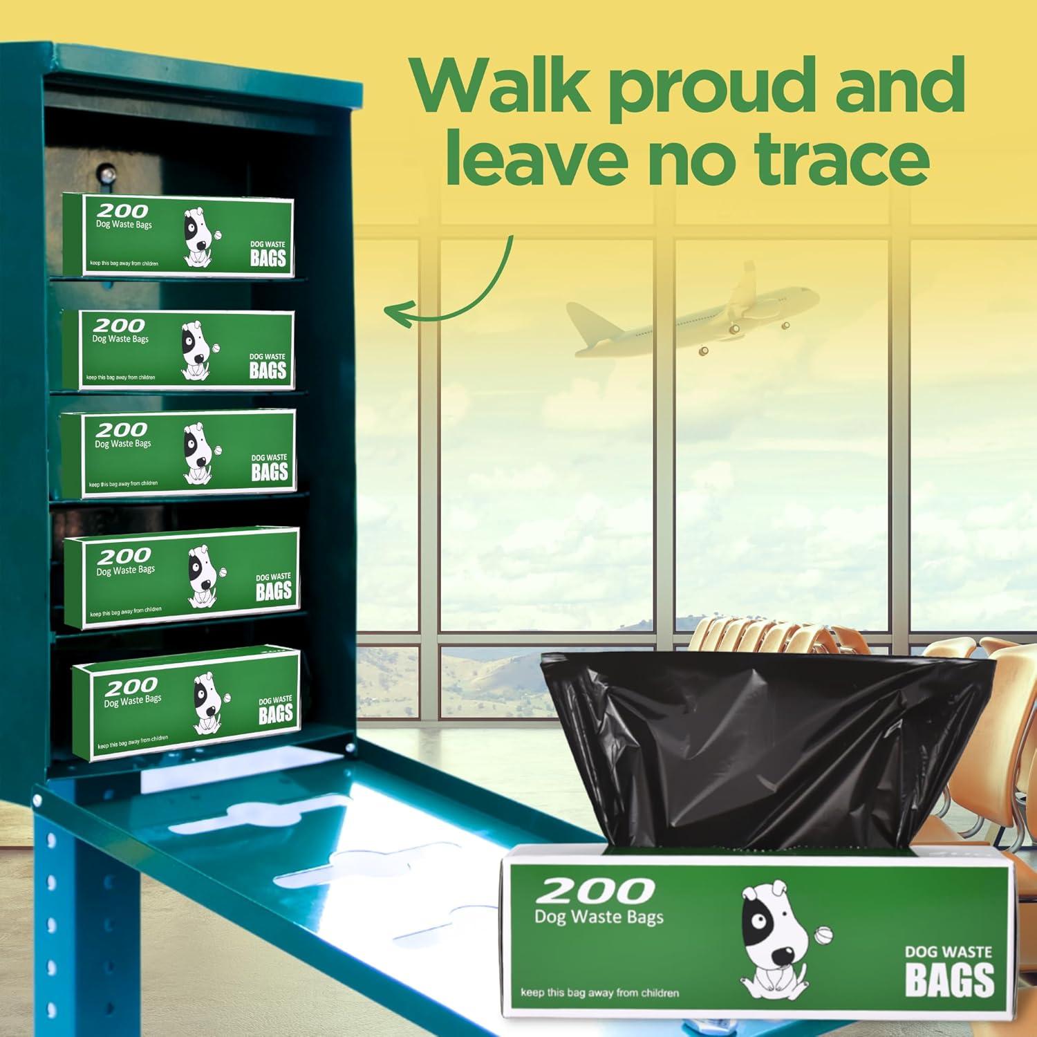 Bolsas de Poop Originales® Recicladas 2000 Contenido Negras