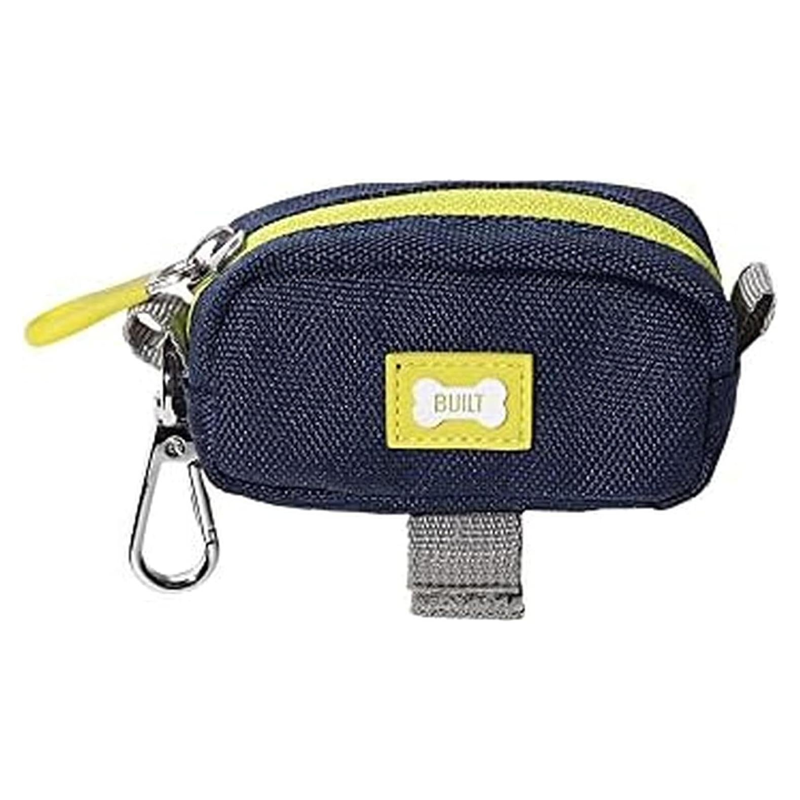 Dispensador de Bolsas de Desperdicio para Mascotas Built - Azul Marino y Amarillo