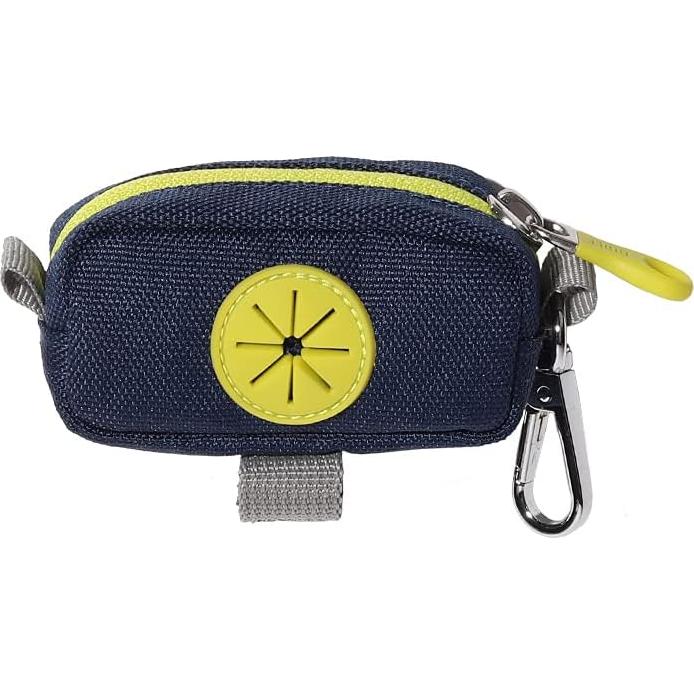 Dispensador de Bolsas de Desperdicio para Mascotas Built - Azul Marino y Amarillo