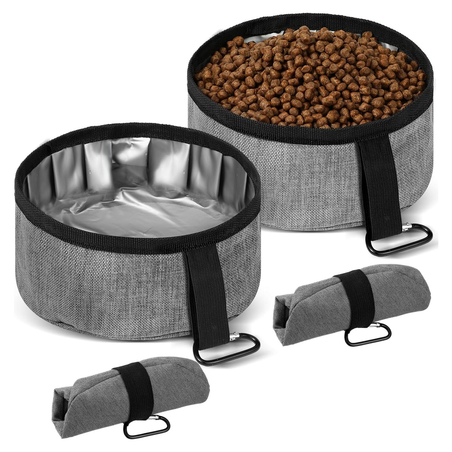 Cuencos Plegables para Perros Meanplan 1.18 L - 2 Piezas