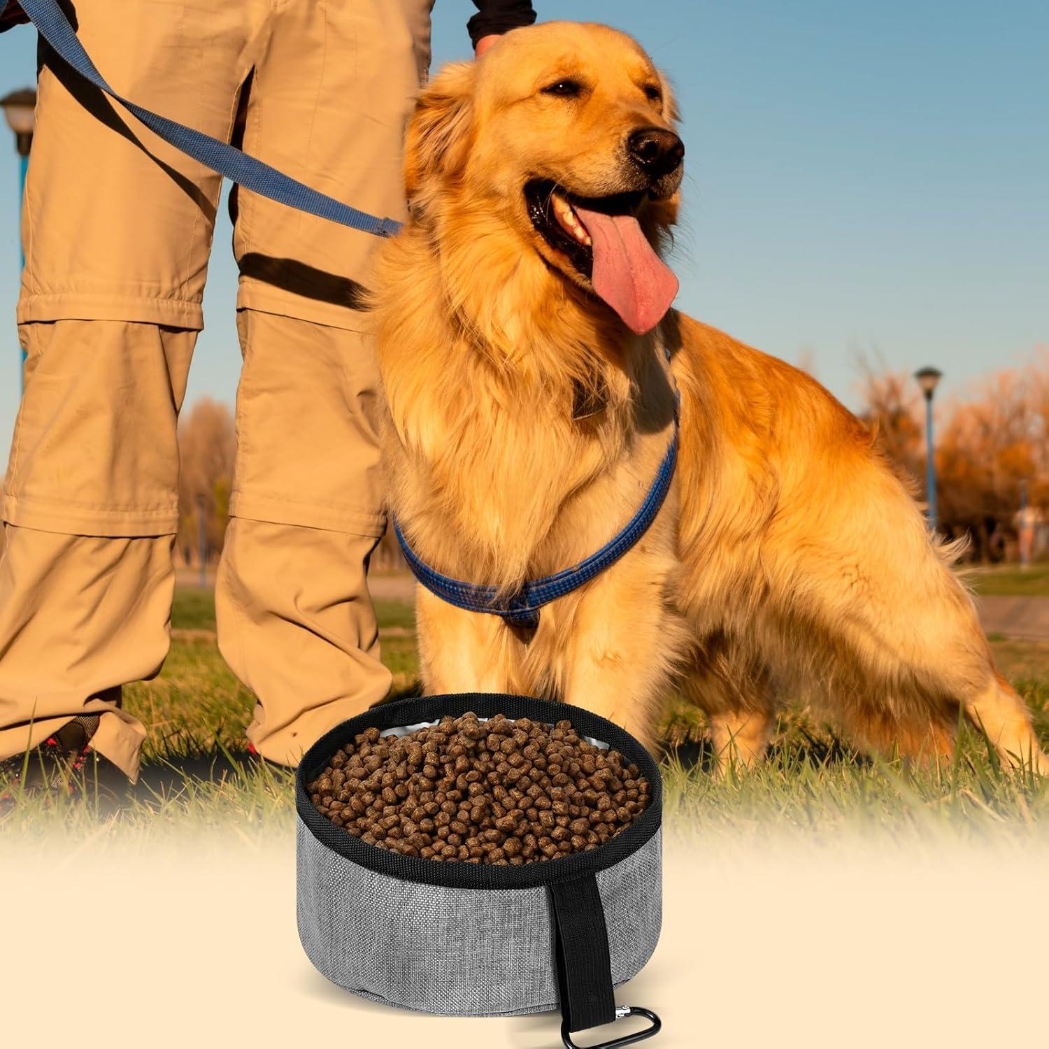 Cuencos Plegables para Perros Meanplan 1.18 L - 2 Piezas