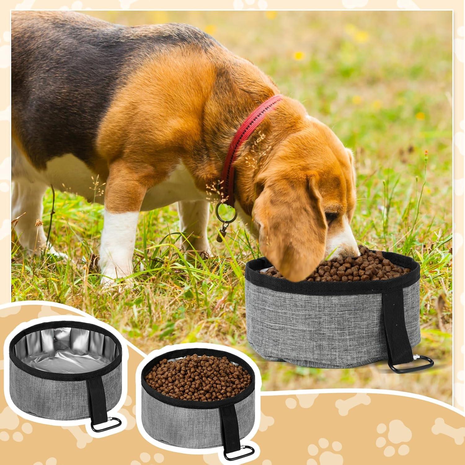 Cuencos Plegables para Perros Meanplan 1.18 L - 2 Piezas