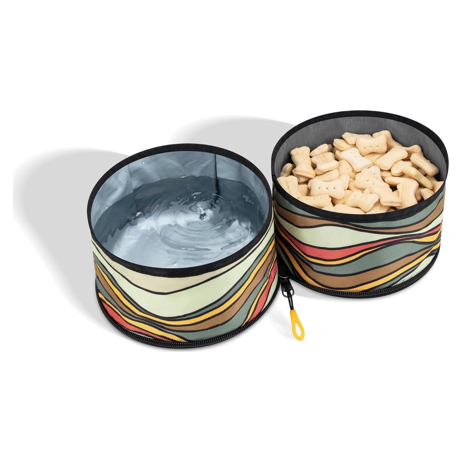 Cuenco de Viaje Plegable OllyDog Superbowl 2 Compartimentos