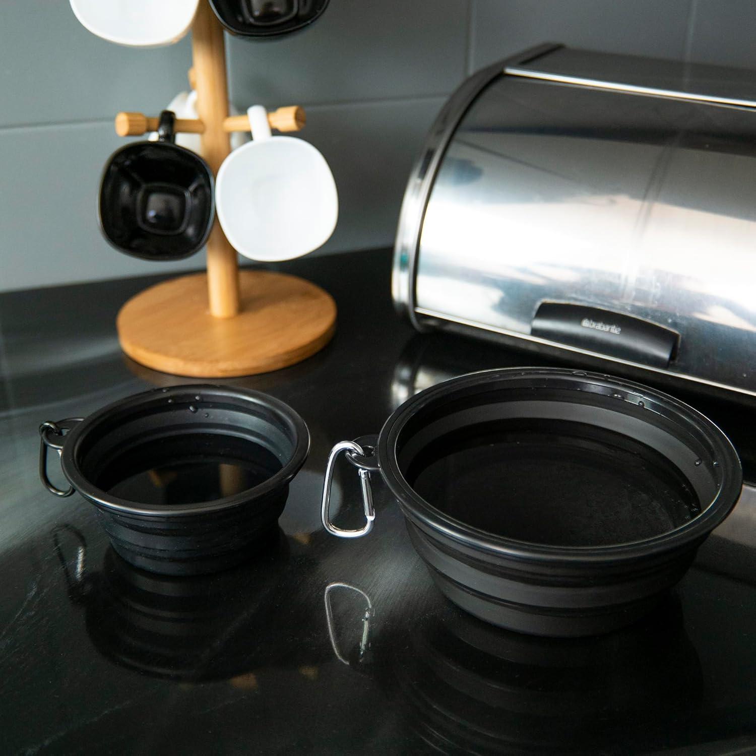 Tazón Plegable para Perros Kit Hecho Fácil 355ml Teal