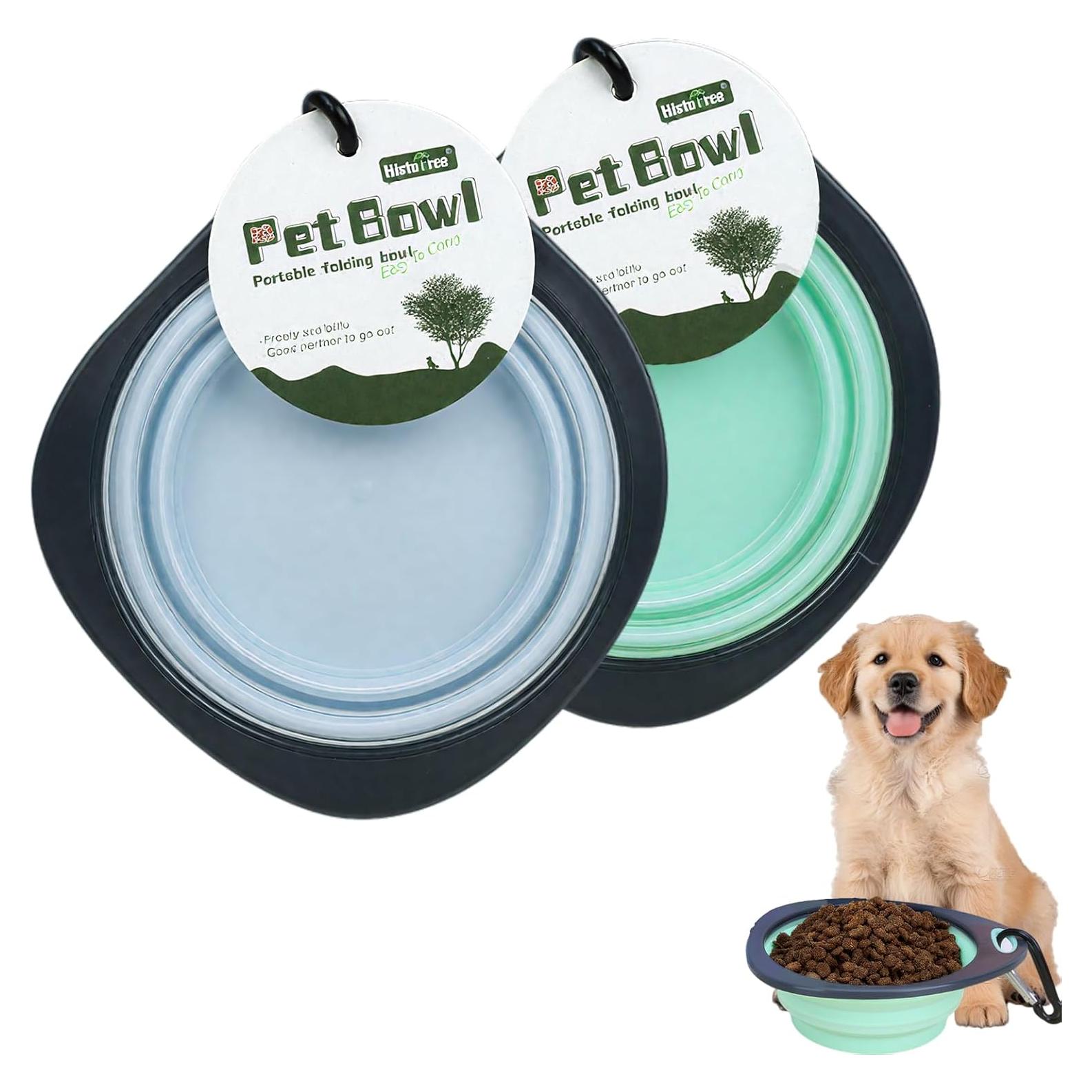 Cuencos Plegables para Perros LERAO - 320ml, 2 Piezas