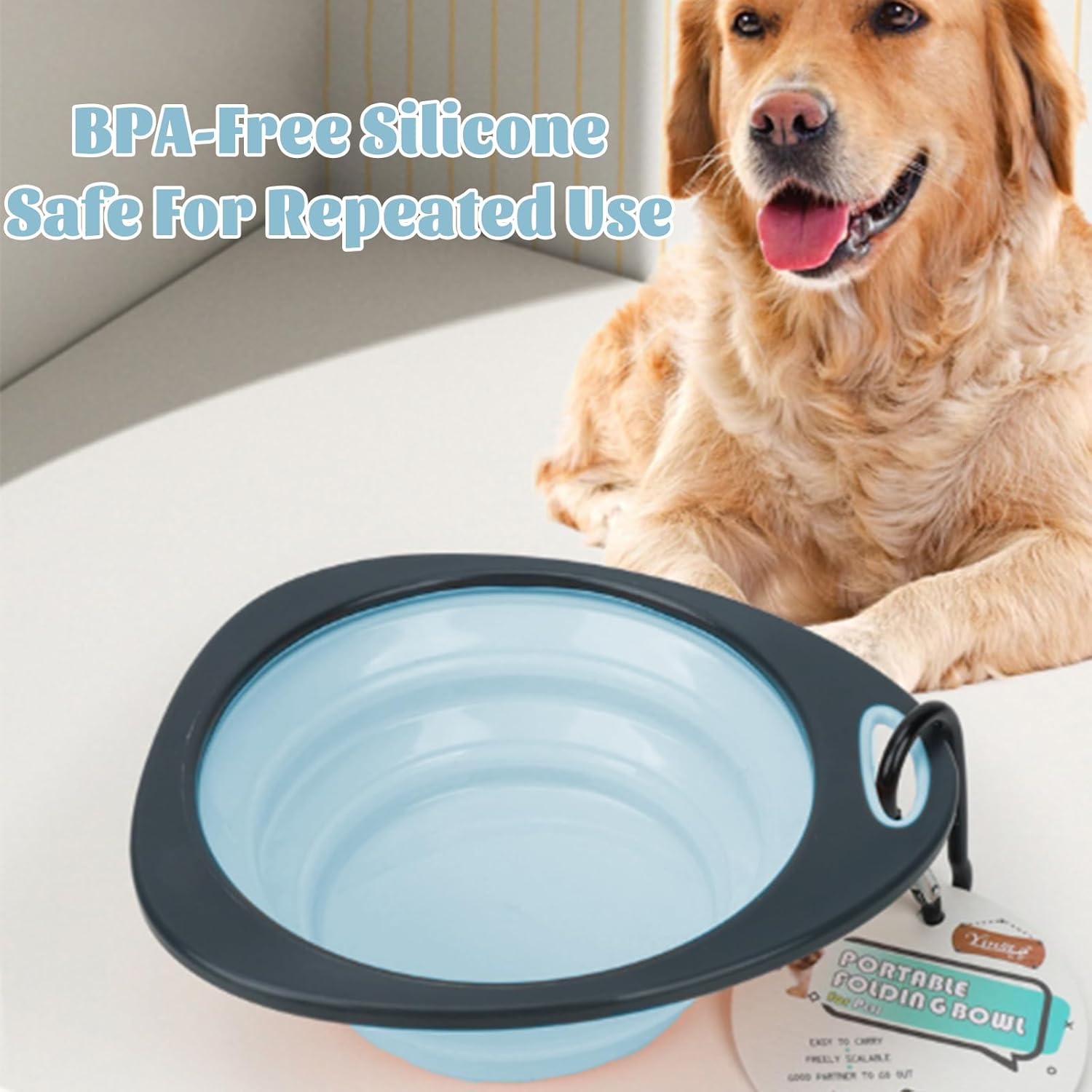 Cuencos Plegables para Perros LERAO - 320ml, 2 Piezas