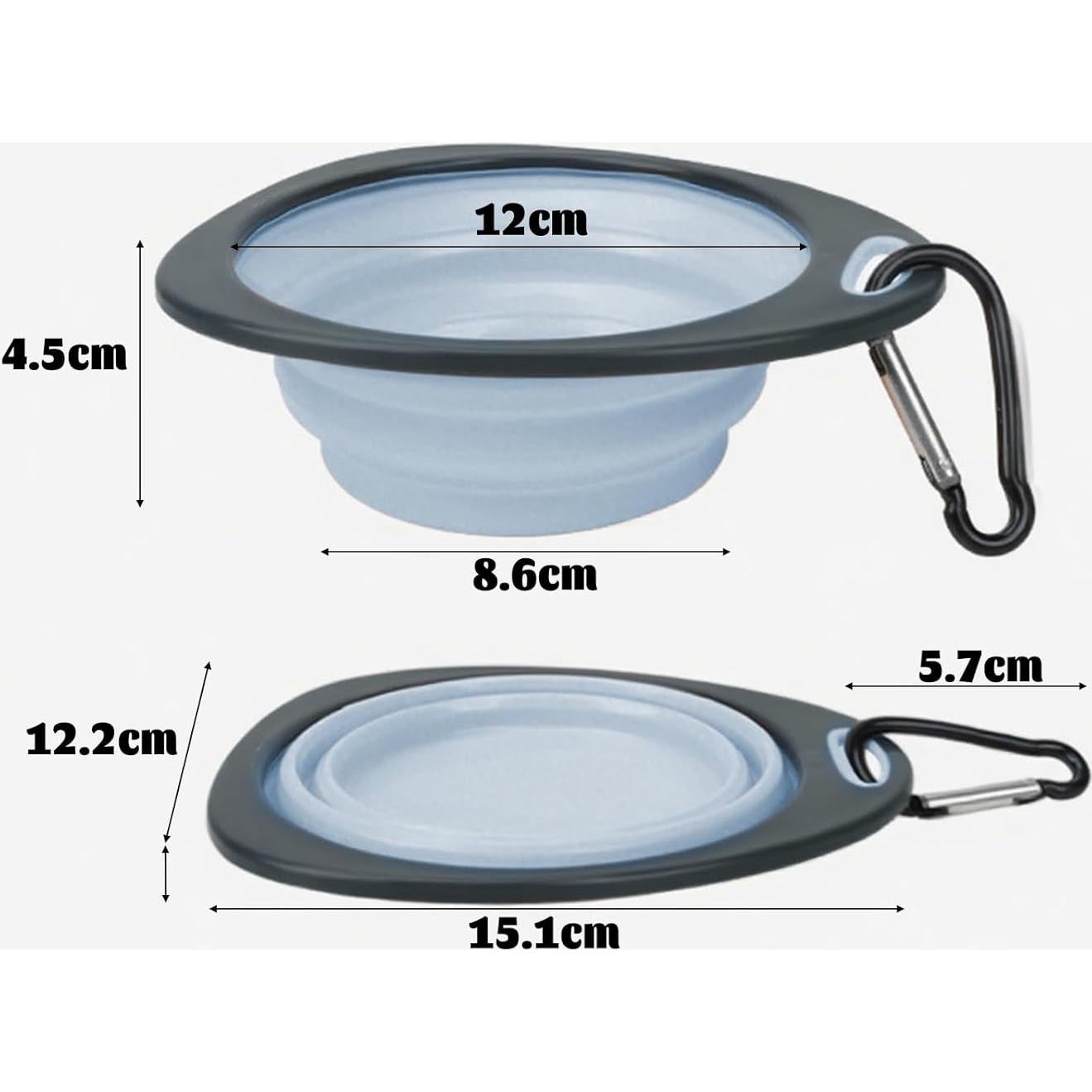 Cuencos Plegables para Perros LERAO - 320ml, 2 Piezas