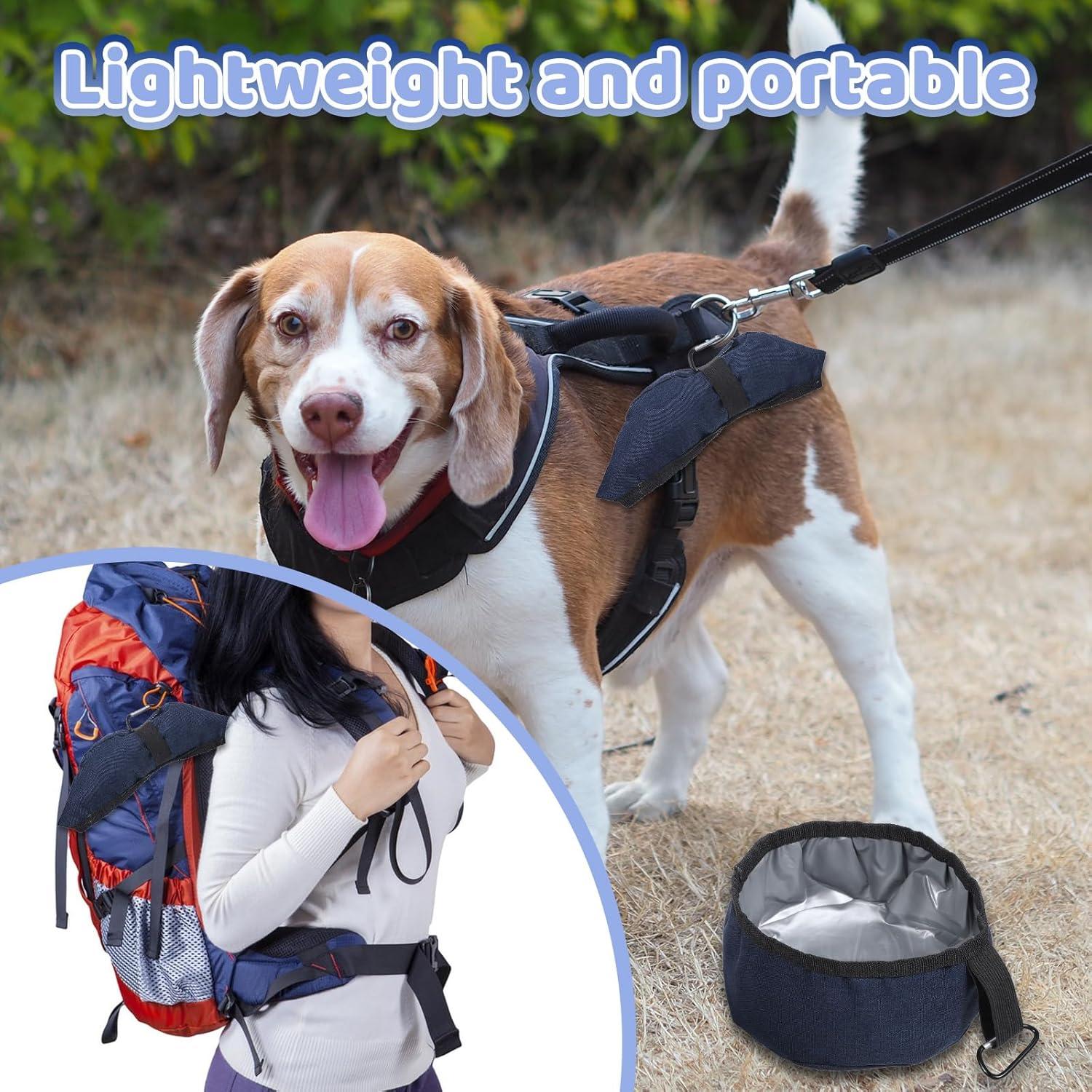 Paquete de 2 Cuencos Plegables para Perros Skrfren 1.18L