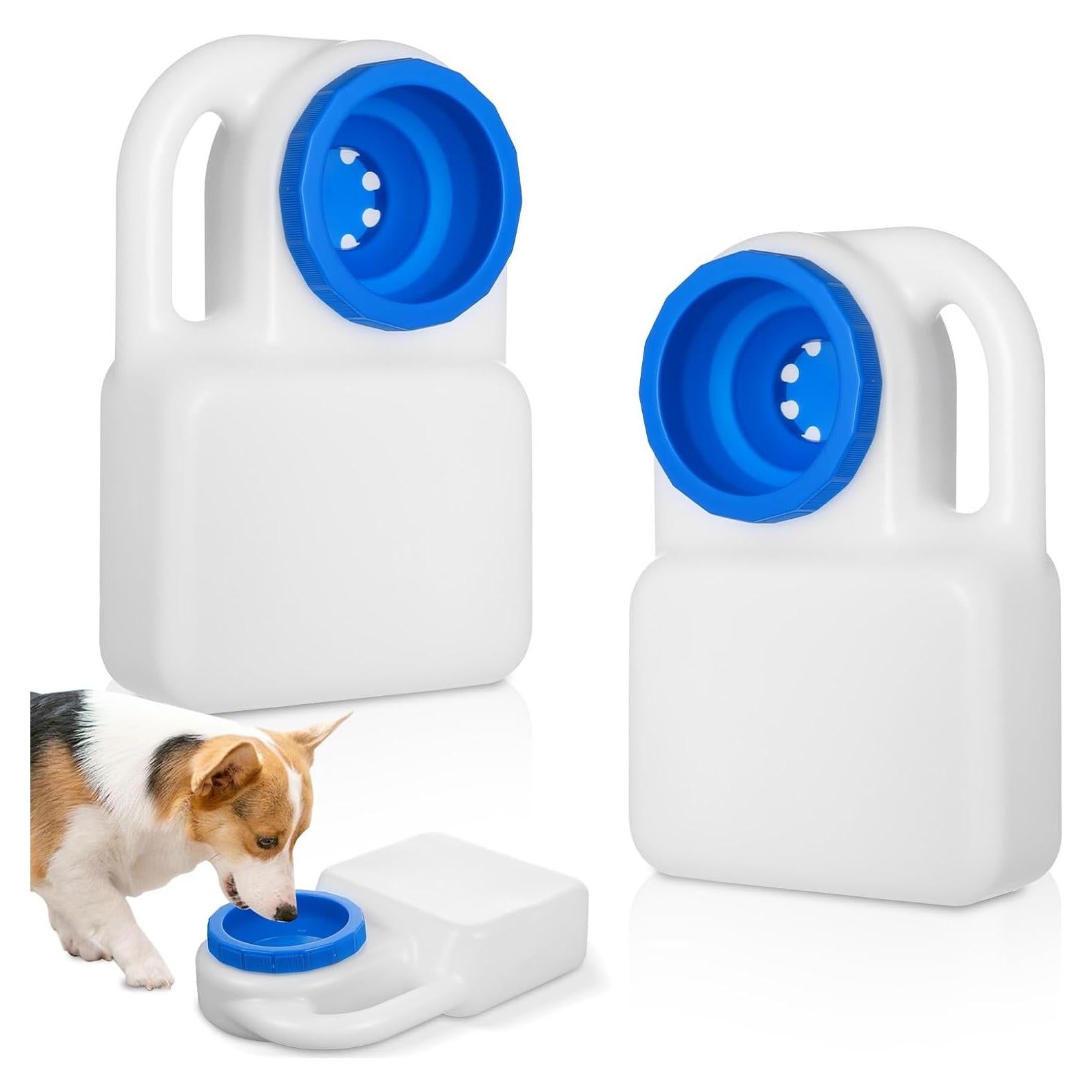 Tazón de Agua Portátil Sin Derrames Nodaaiie 2.84L para Mascotas