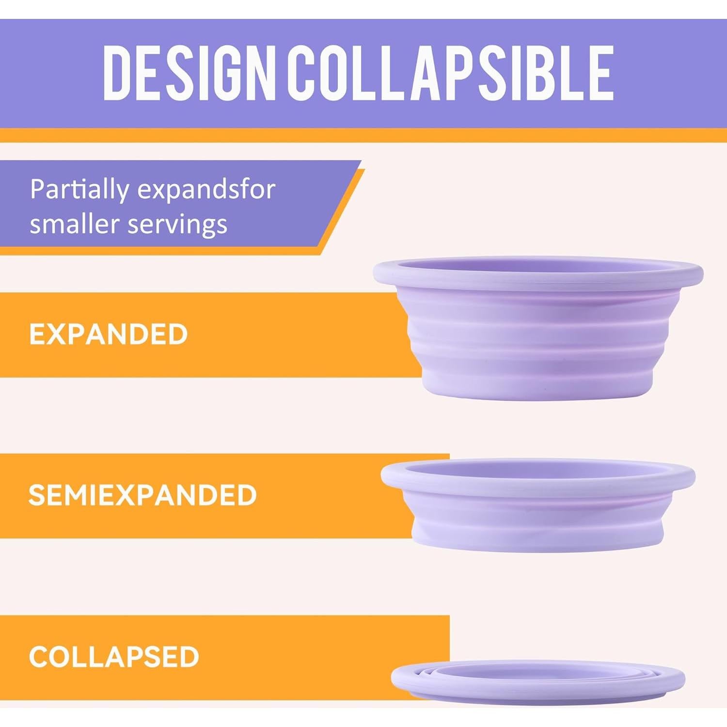 Tazón Plegable para Perros Li&Zhao - Silicona Antideslizante