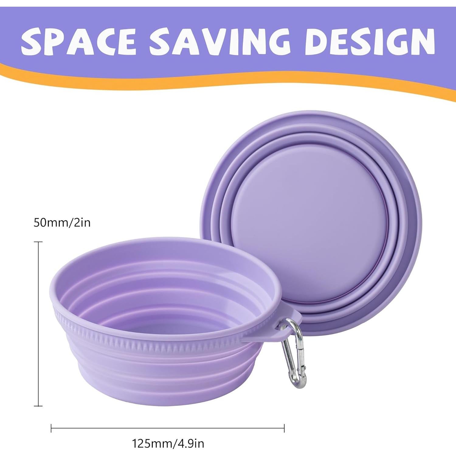 Tazón Plegable para Perros Li&Zhao - Silicona Antideslizante