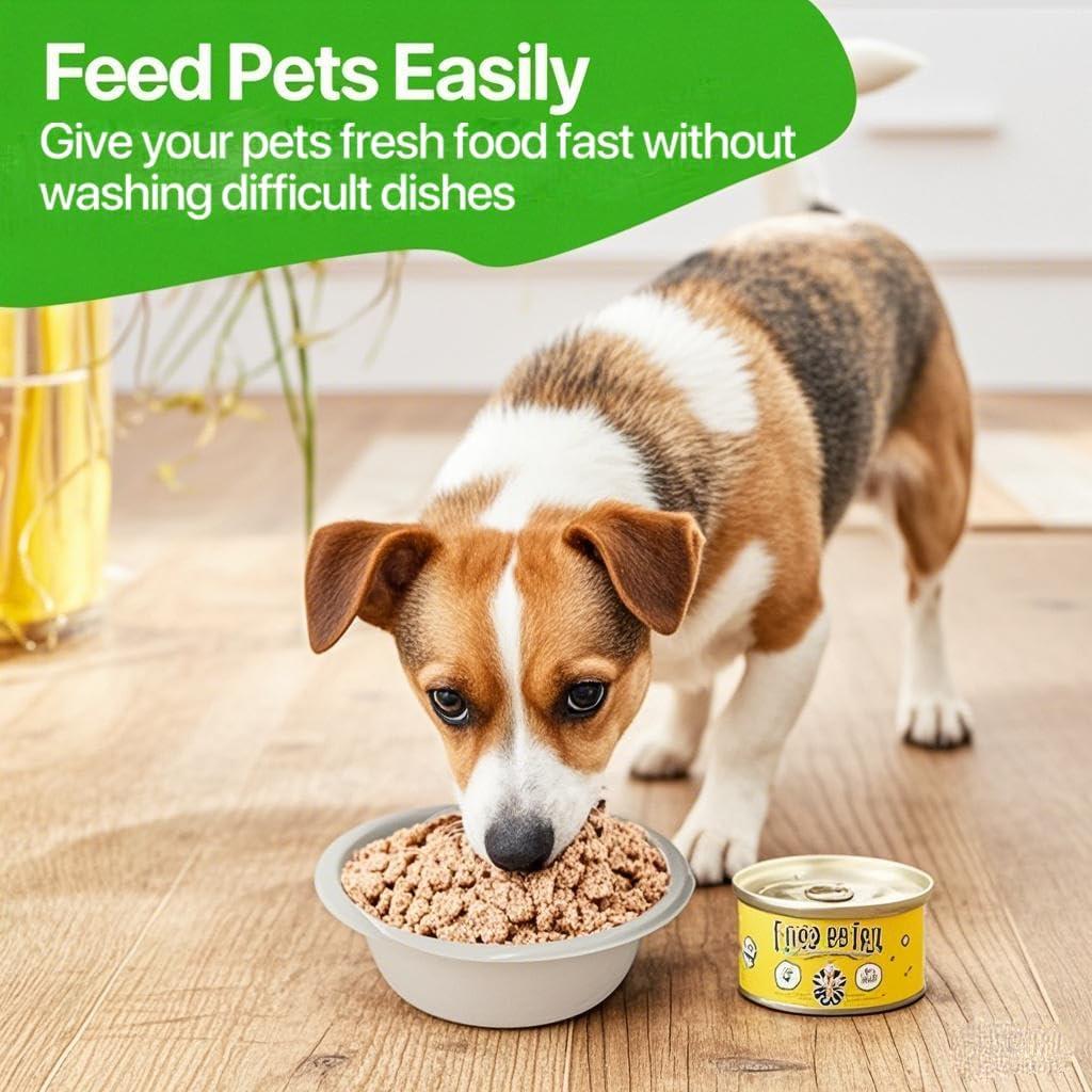 Cuencos desechables para mascotas DTKLPQ 50 piezas 350ml