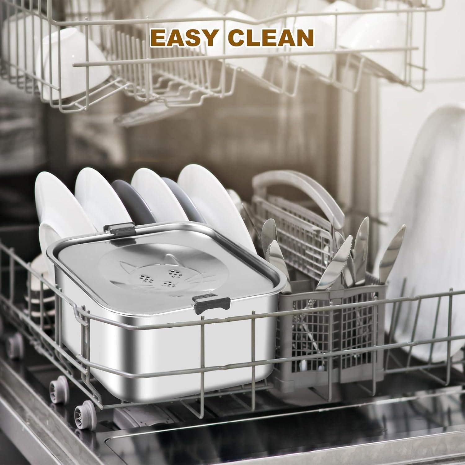 Cuenco de Agua para Perros LQPBDFDC 3L Antideslizante