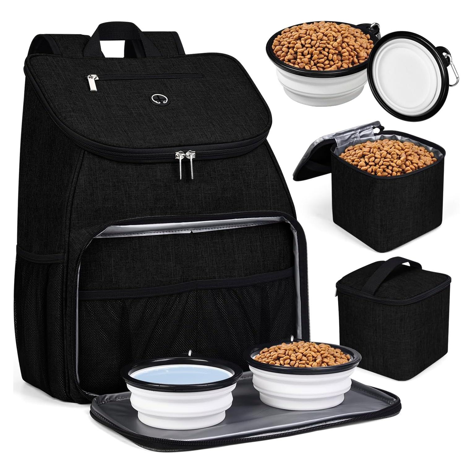 Mochila de Viaje para Perros BAGLHER Negra, 33x18x41 cm