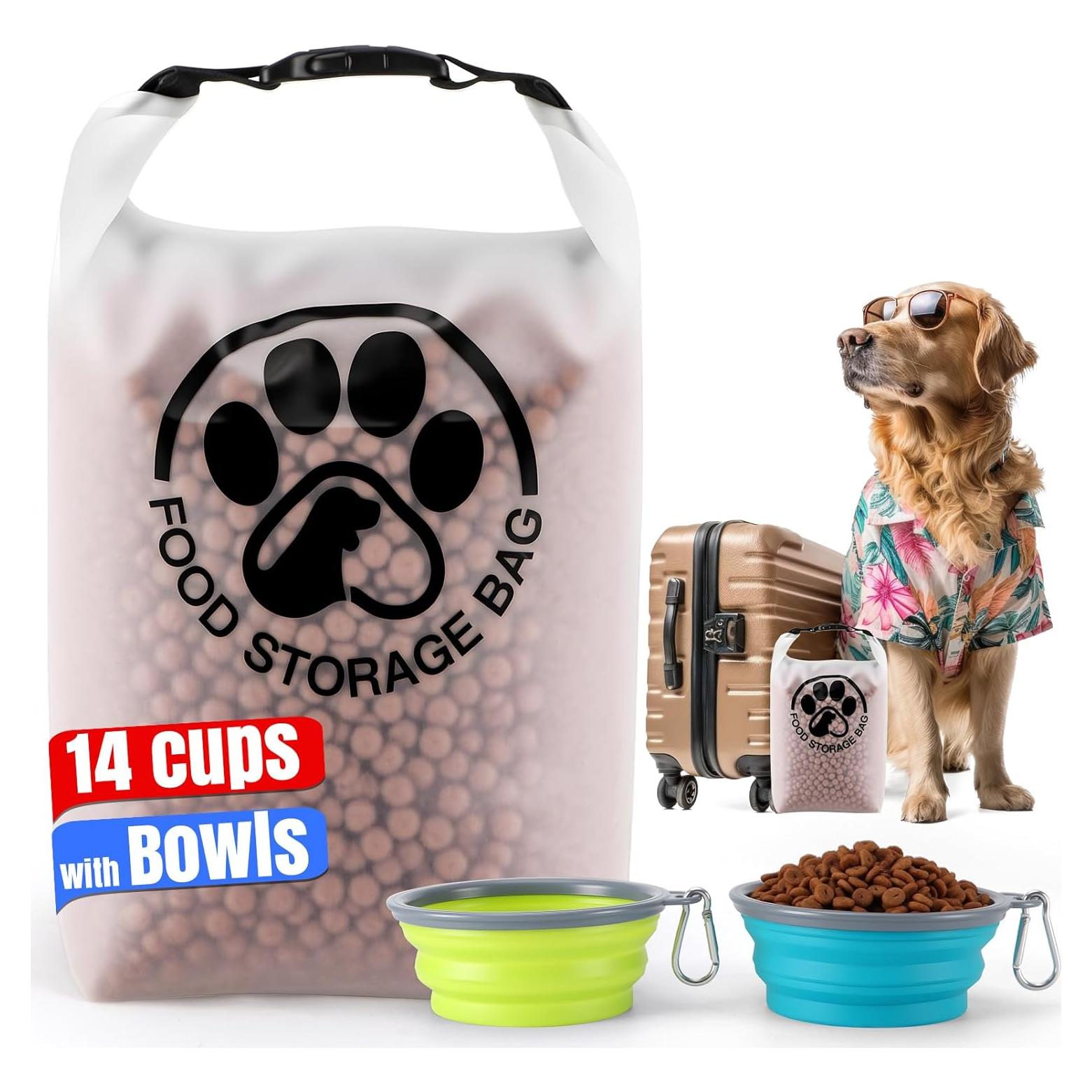 Bolsa de Almacenamiento para Comida de Mascotas Aosnare 14 Tazas