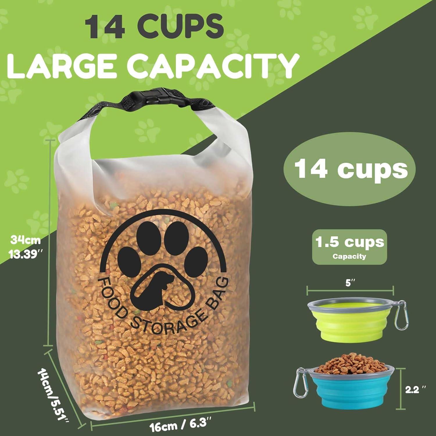 Bolsa de Almacenamiento para Comida de Mascotas Aosnare 14 Tazas