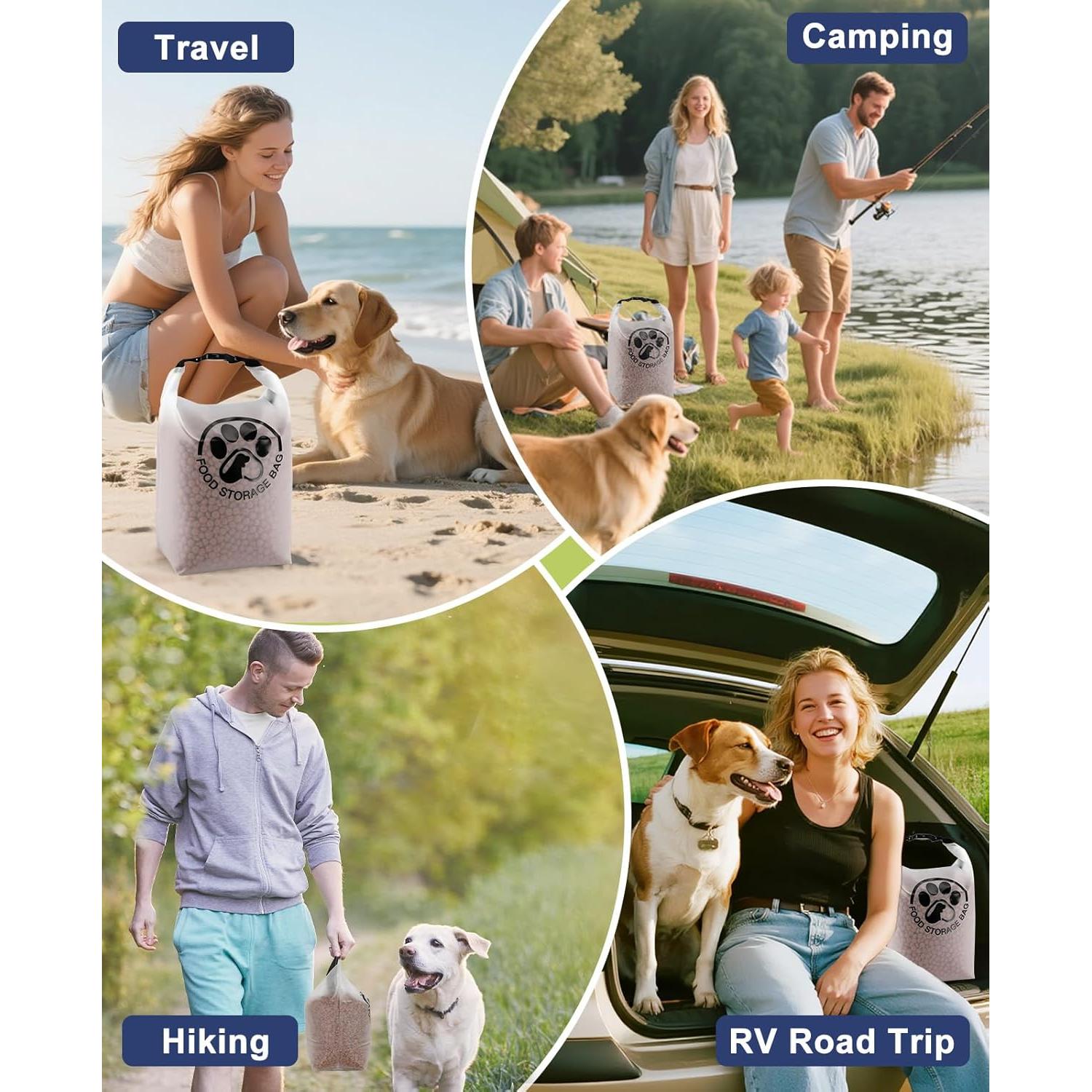 Bolsa de Almacenamiento para Comida de Mascotas Aosnare 14 Tazas