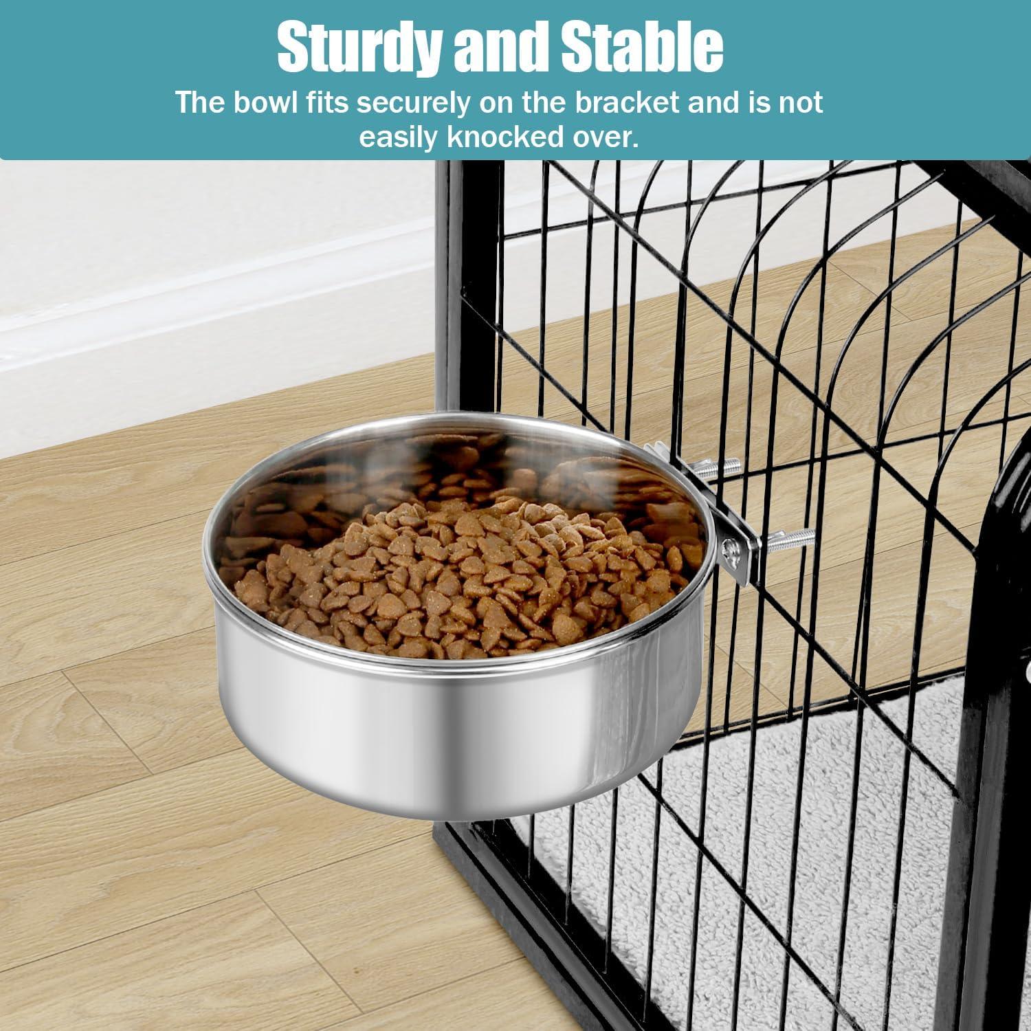 Tazón de Acero Inoxidable para Mascotas Reshiho 10cm X-Large