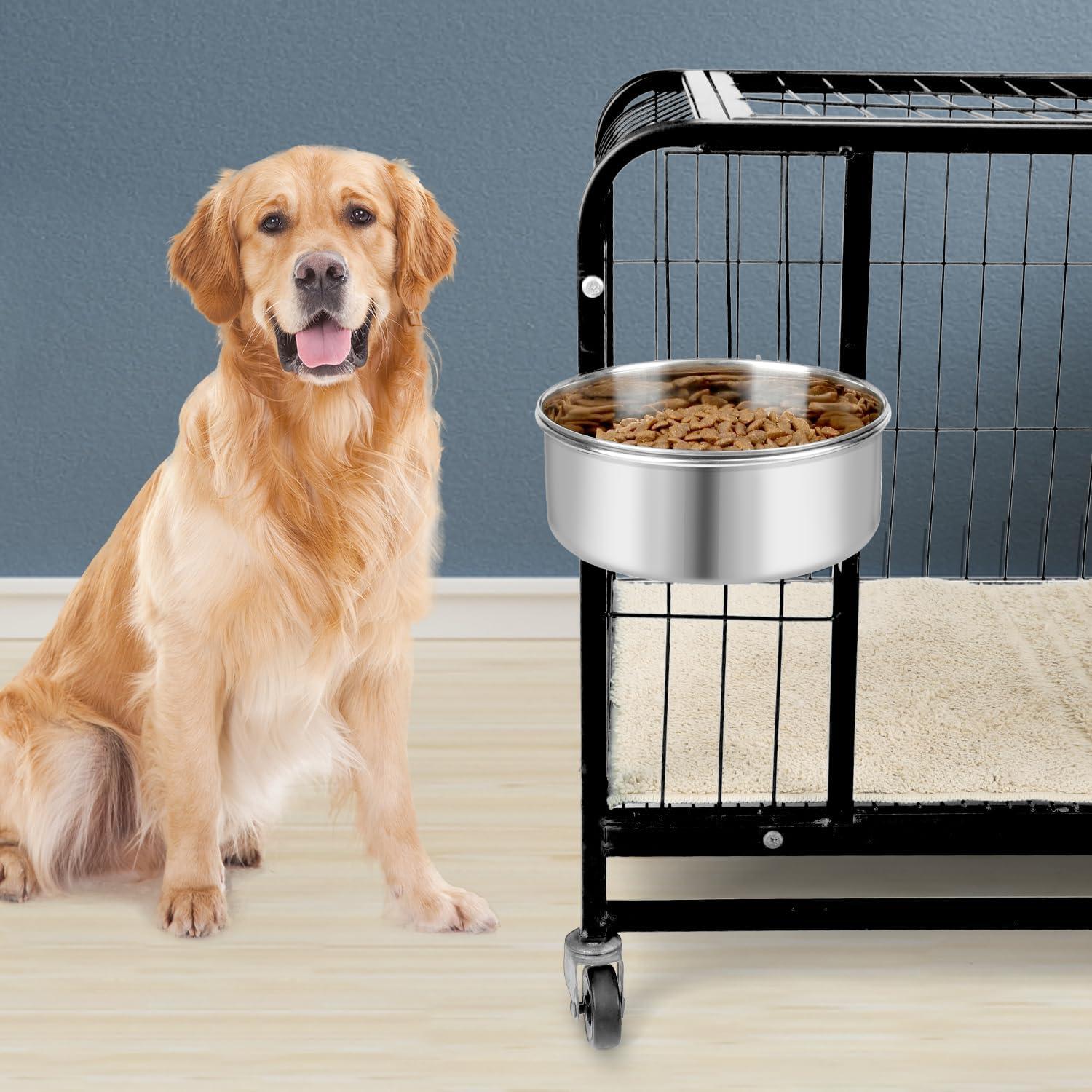 Tazón de Acero Inoxidable para Mascotas Reshiho 10cm X-Large