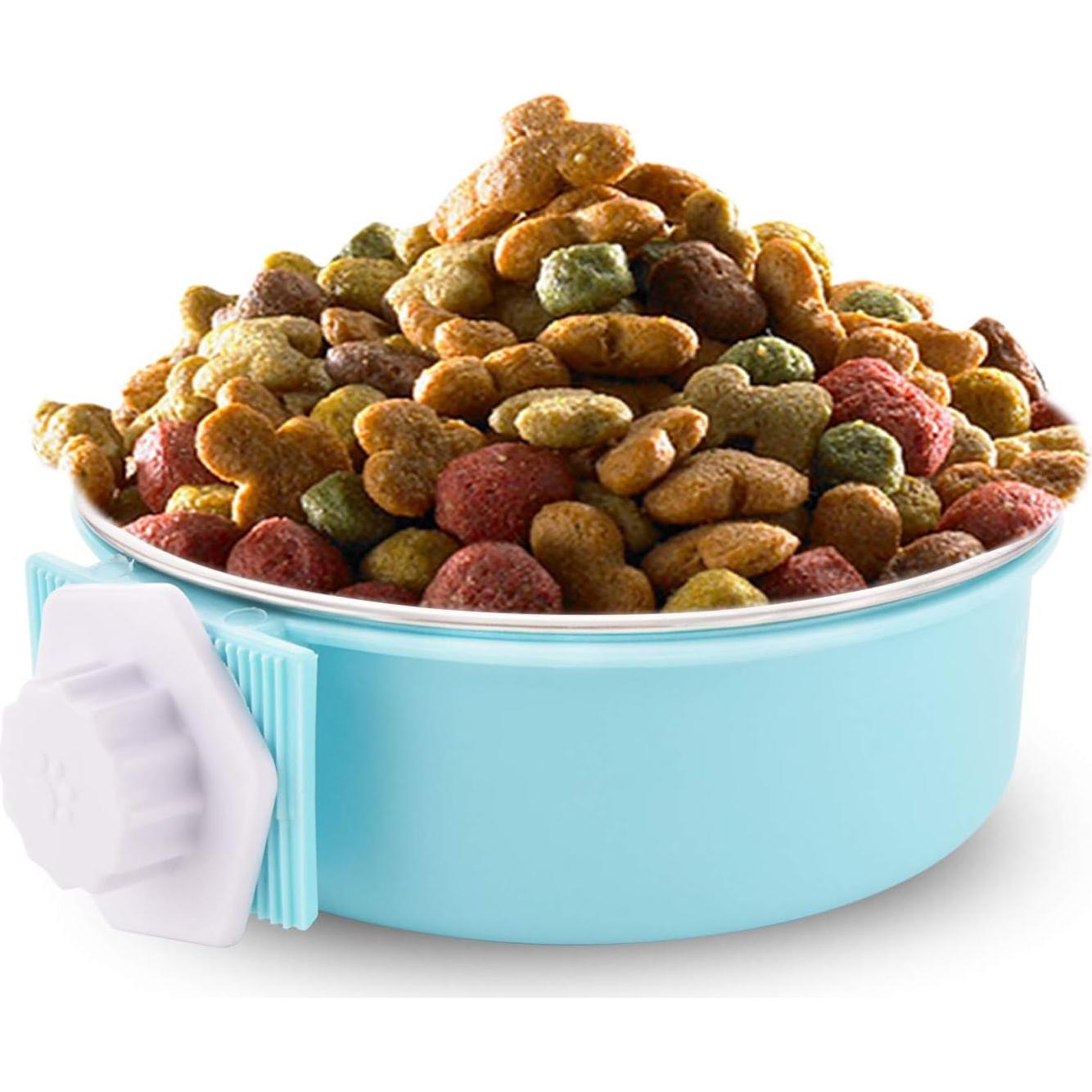 Cuenco Colgante para Perro Grande Guardians Acero Inoxidable Azul