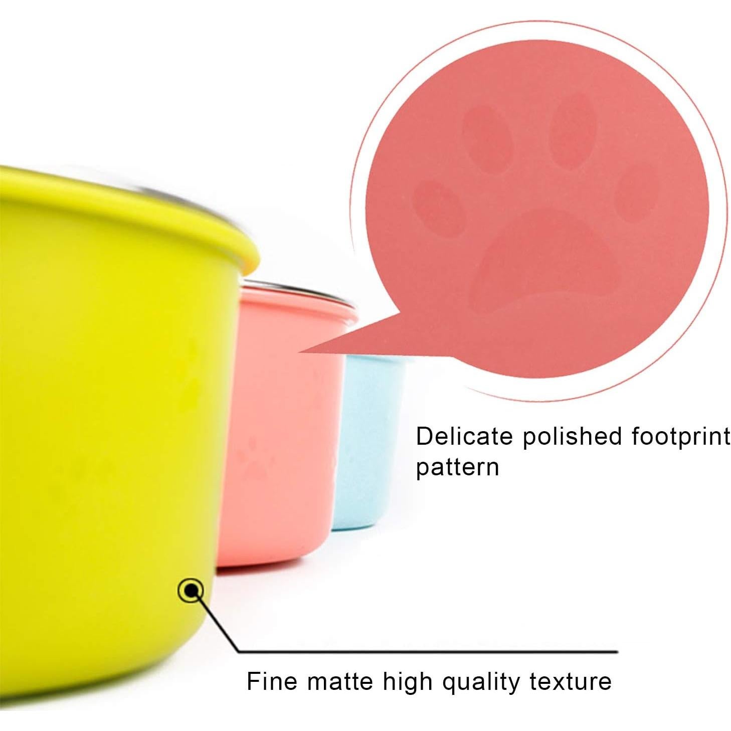 Cuenco Colgante para Perro Grande Guardians Acero Inoxidable Azul