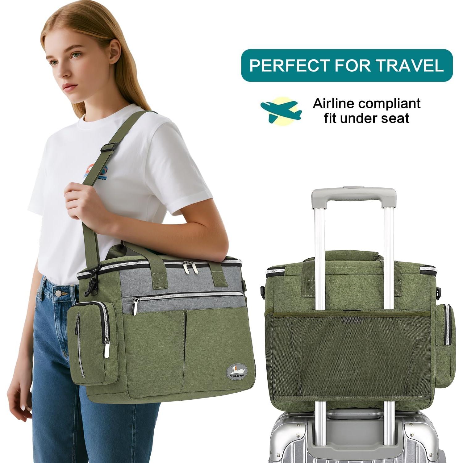 Bolsa de Viaje para Perros TAIHOYIN con Cuencos y Contenedores