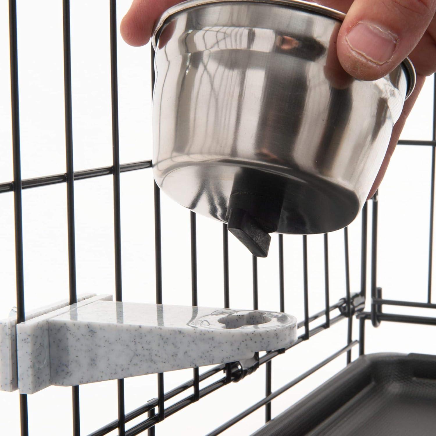 Tazón de Agua Antiderrame Lixit 295ml Acero Inoxidable para Perros