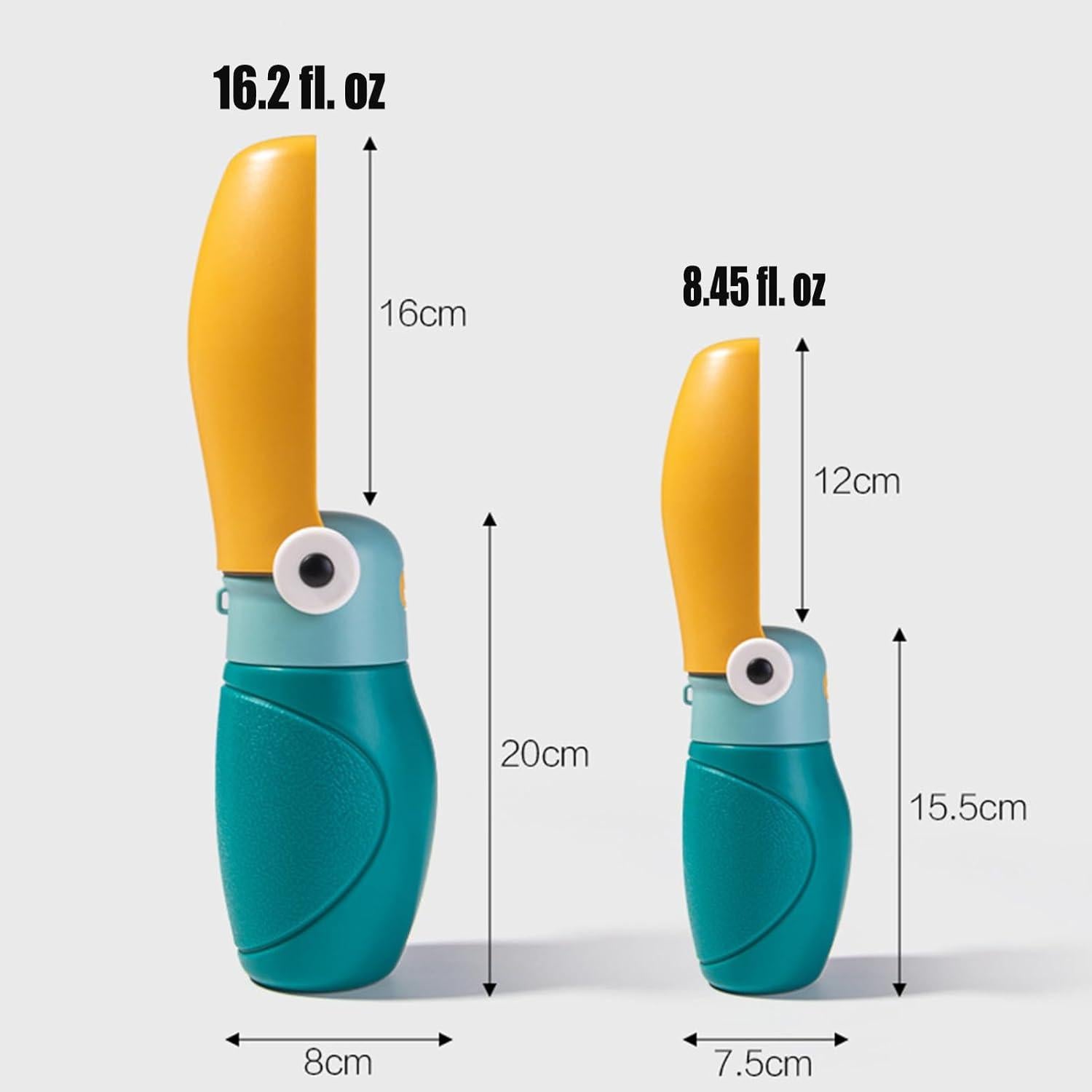 Botella de Agua Plegable para Perros Dustnix 250 ml Azul