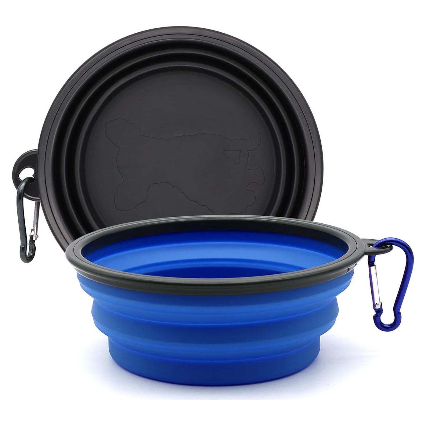 Juego de 2 Cuencos Plegables para Perros y Gatos COLLAPSIBLE