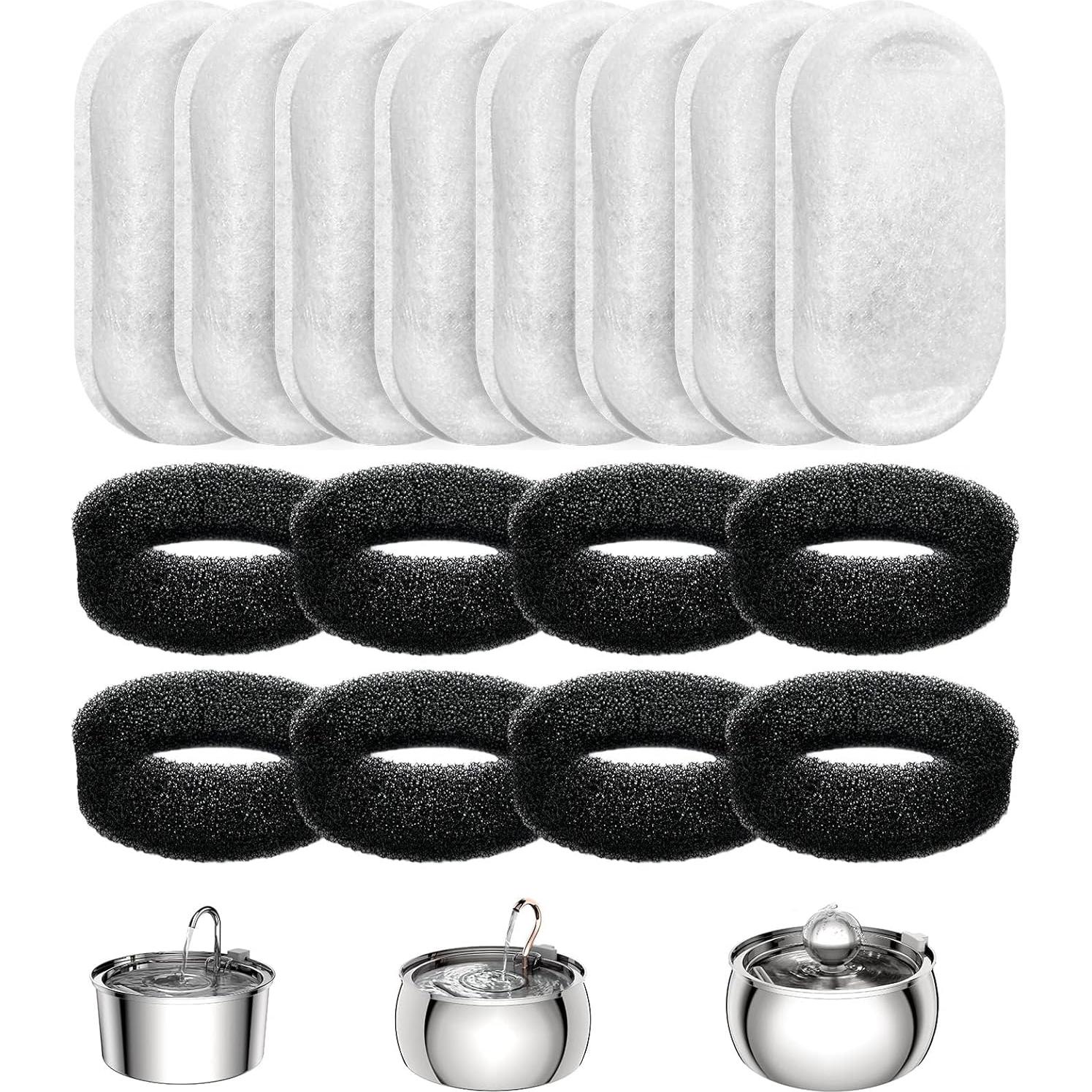 Filtros de Reemplazo Tomxcute para Fuente de Agua 8 Pzs