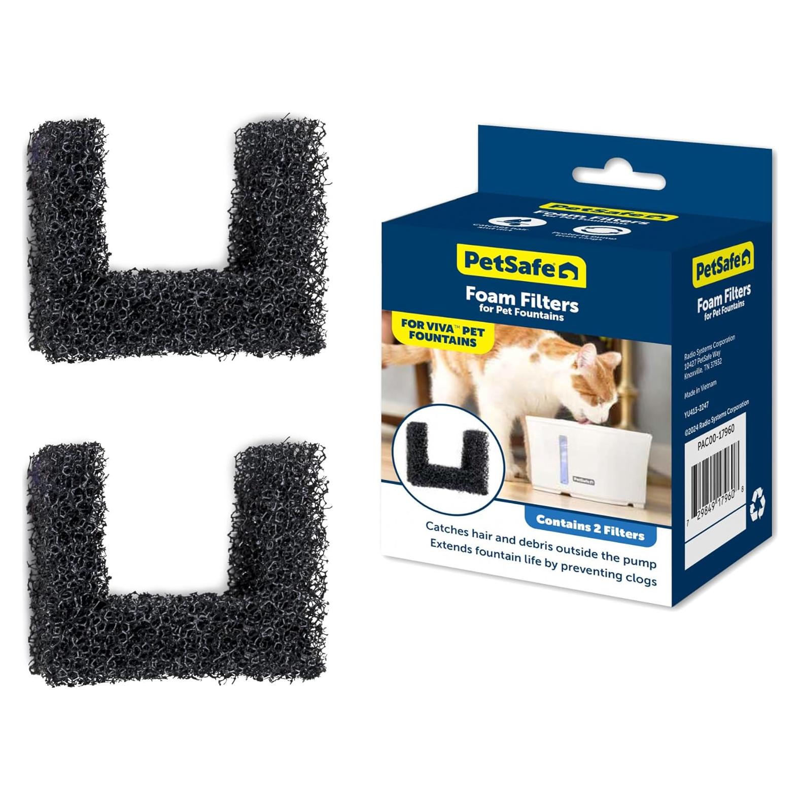 Filtros de Espuma PetSafe para Fuentes de Mascotas - Paquete de 2